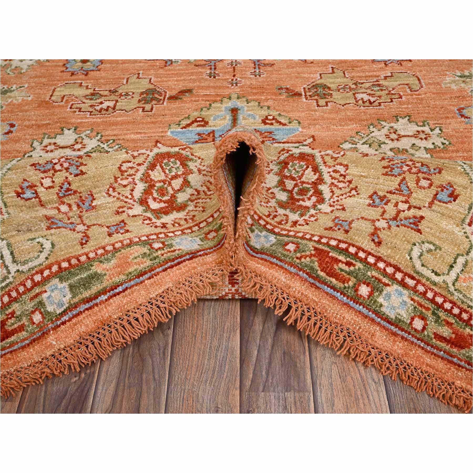 Oushak-And-Peshawar-Hand-Knotted-Rug-13880