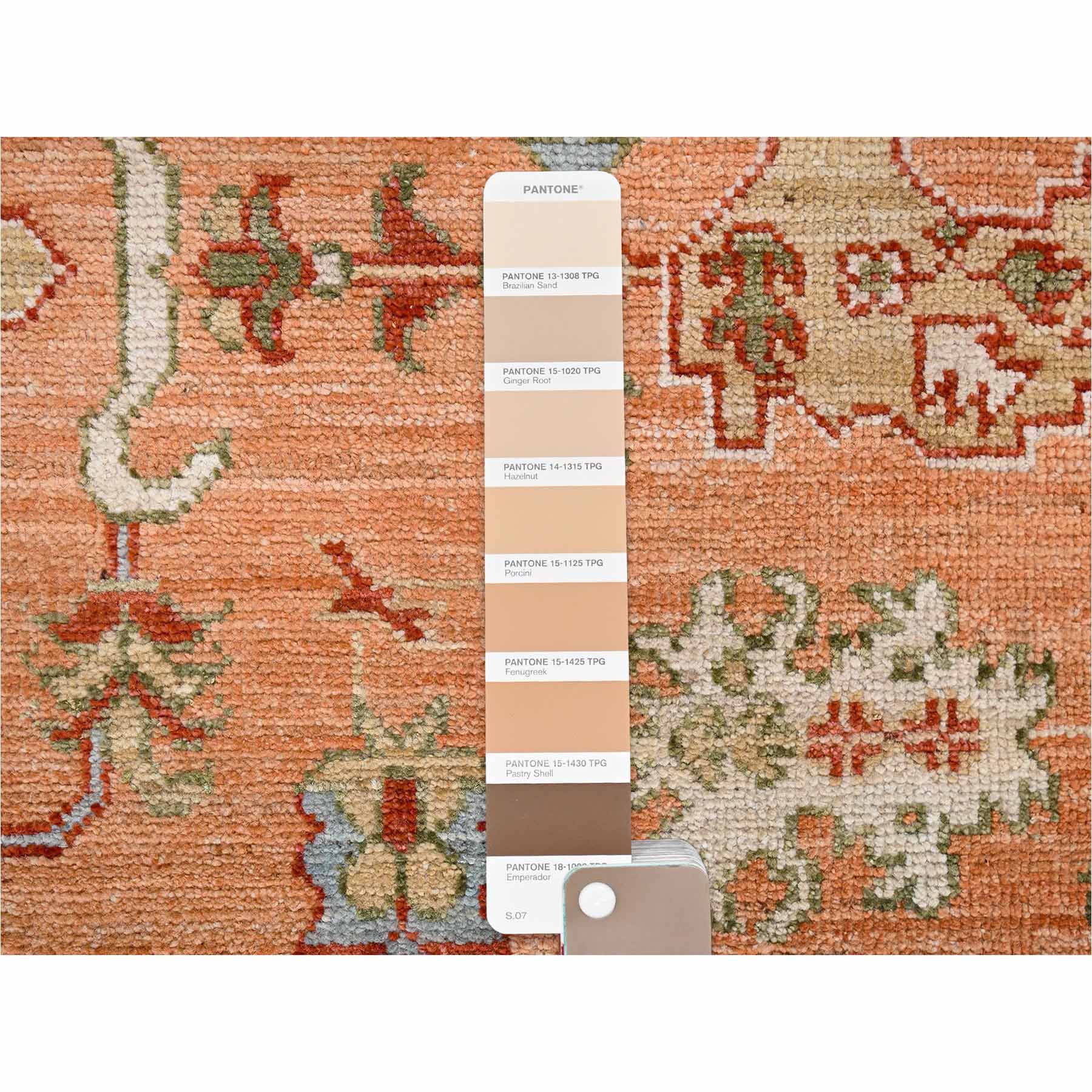 Oushak-And-Peshawar-Hand-Knotted-Rug-13880