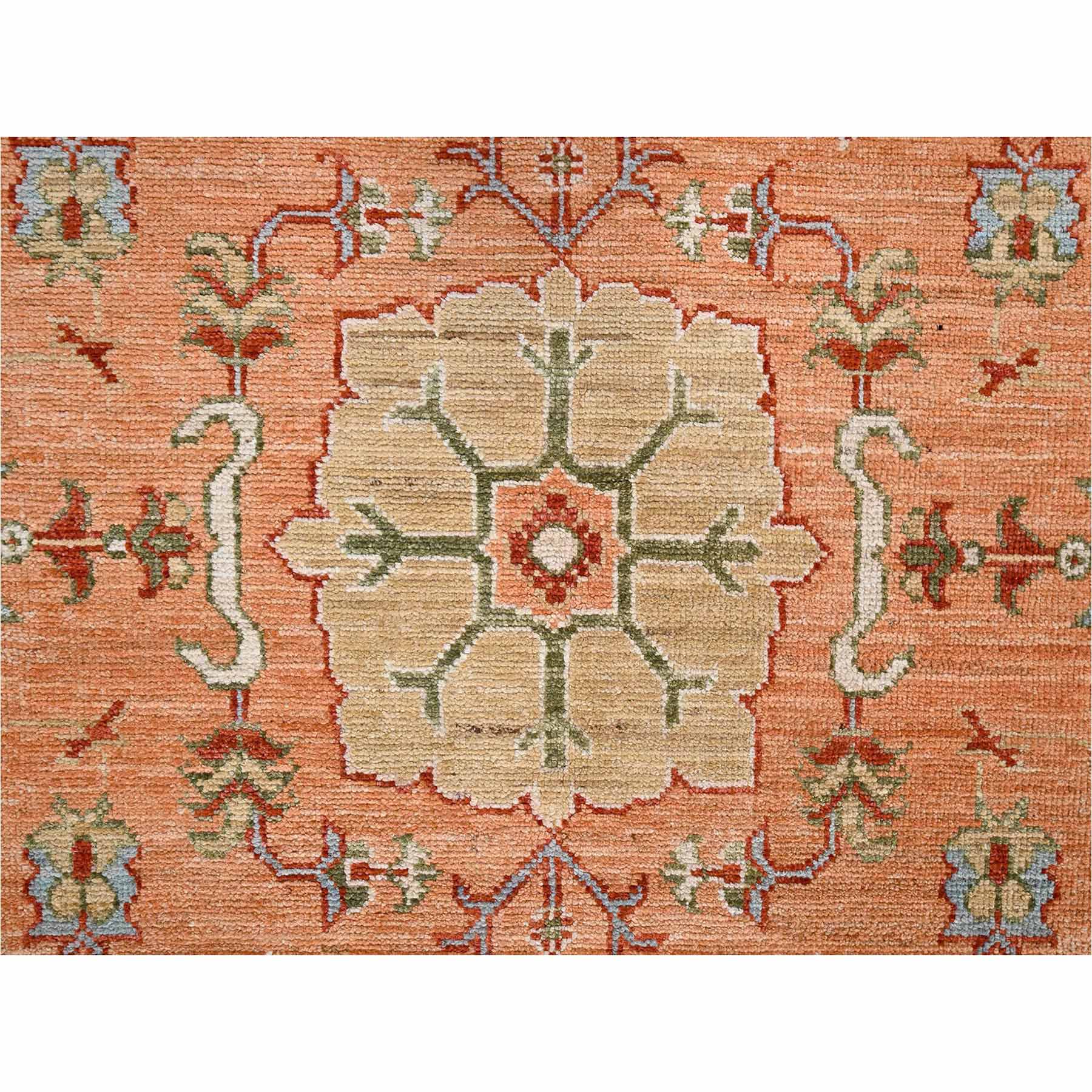 Oushak-And-Peshawar-Hand-Knotted-Rug-13880