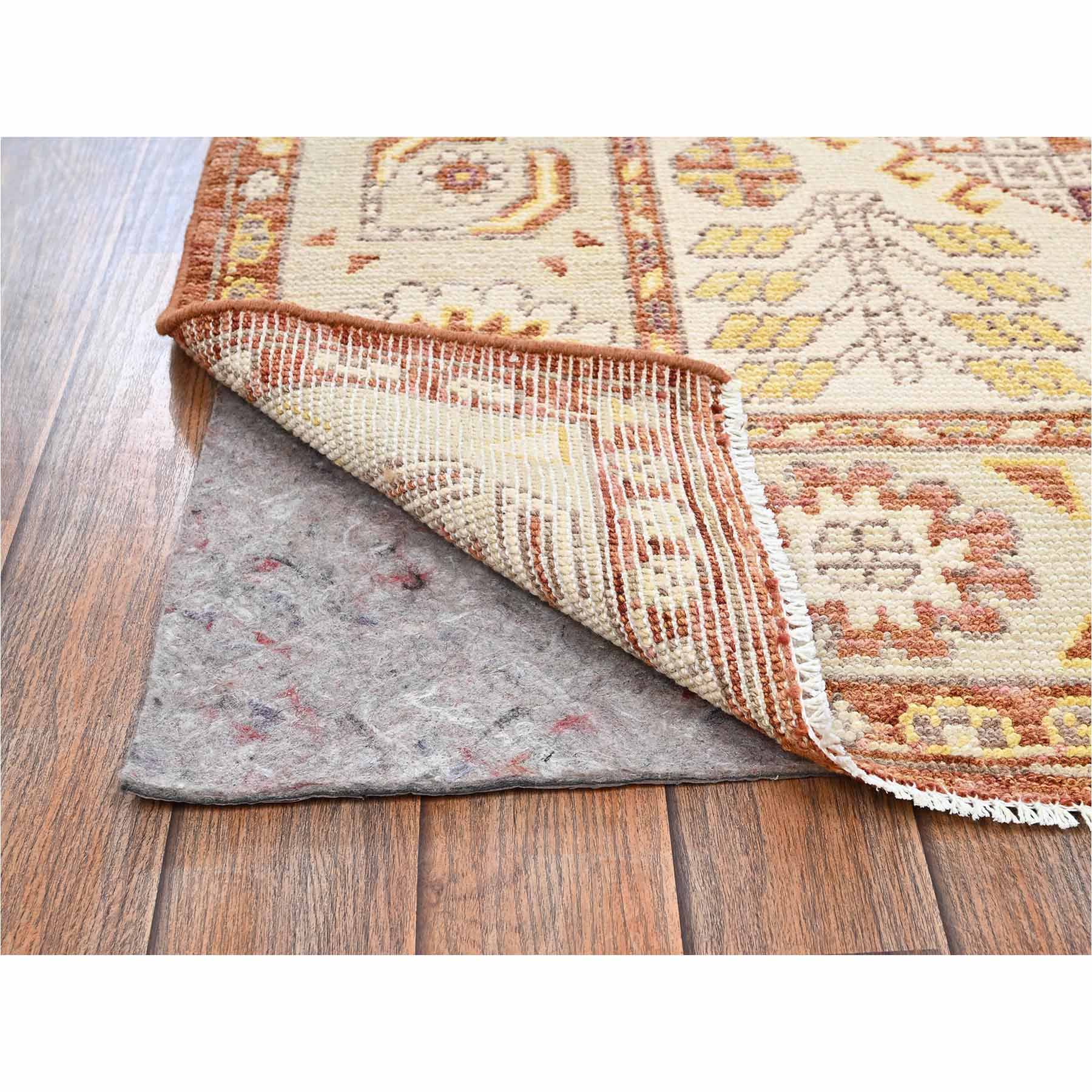 Oushak-And-Peshawar-Hand-Knotted-Rug-13930