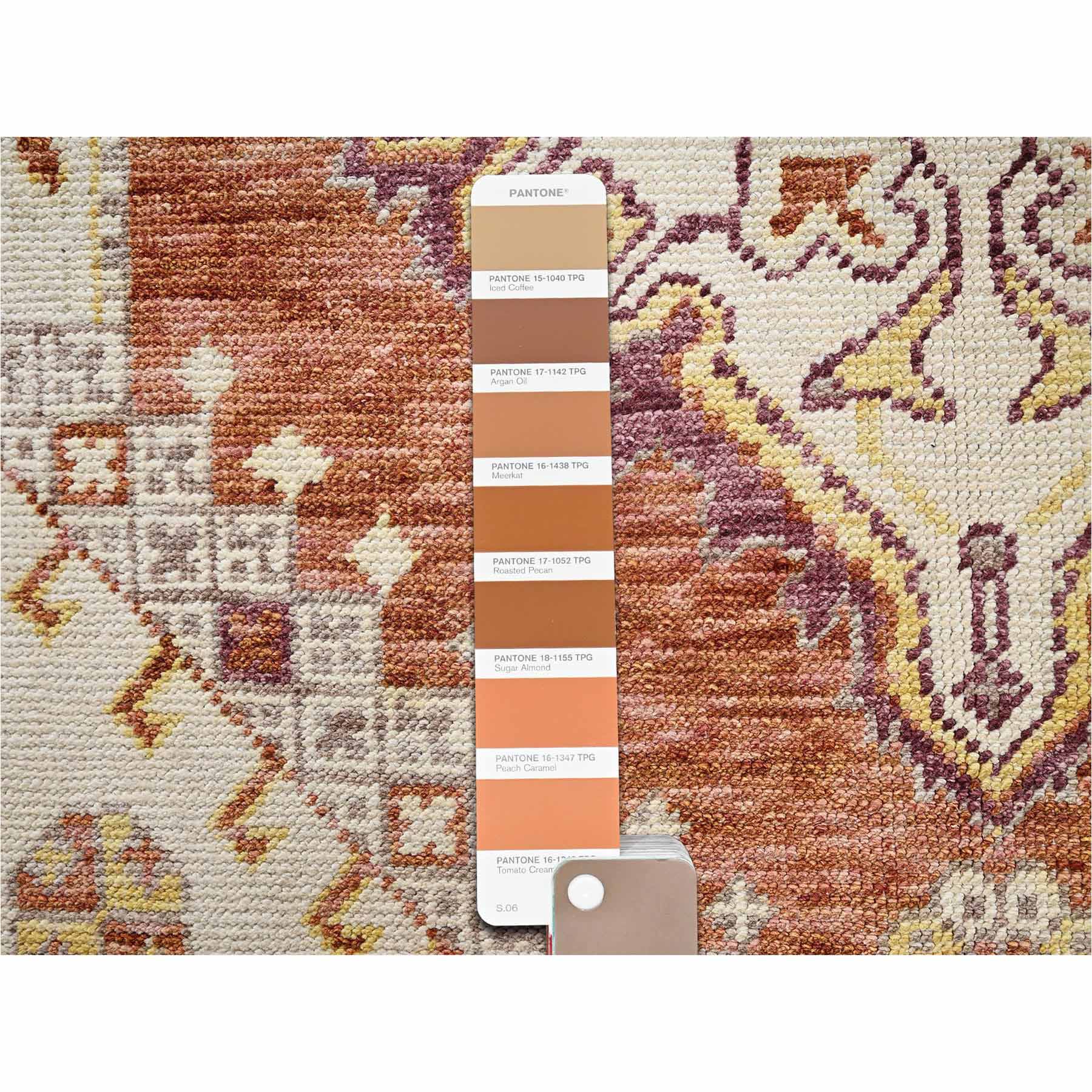 Oushak-And-Peshawar-Hand-Knotted-Rug-13930