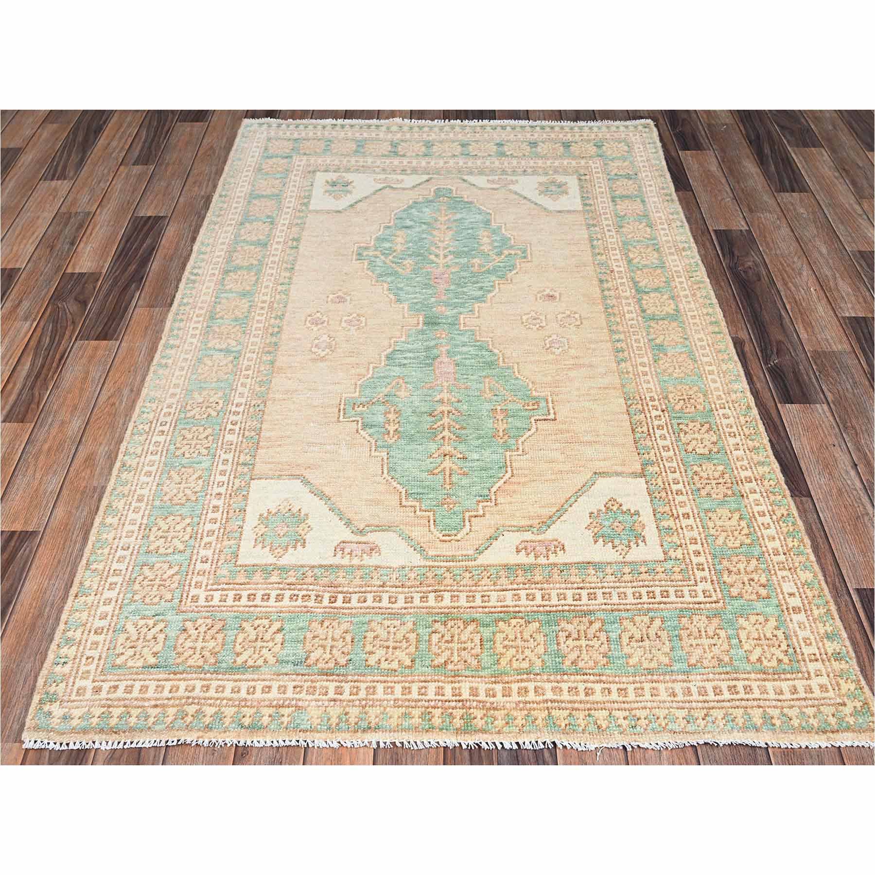 Oushak-And-Peshawar-Hand-Knotted-Rug-13935