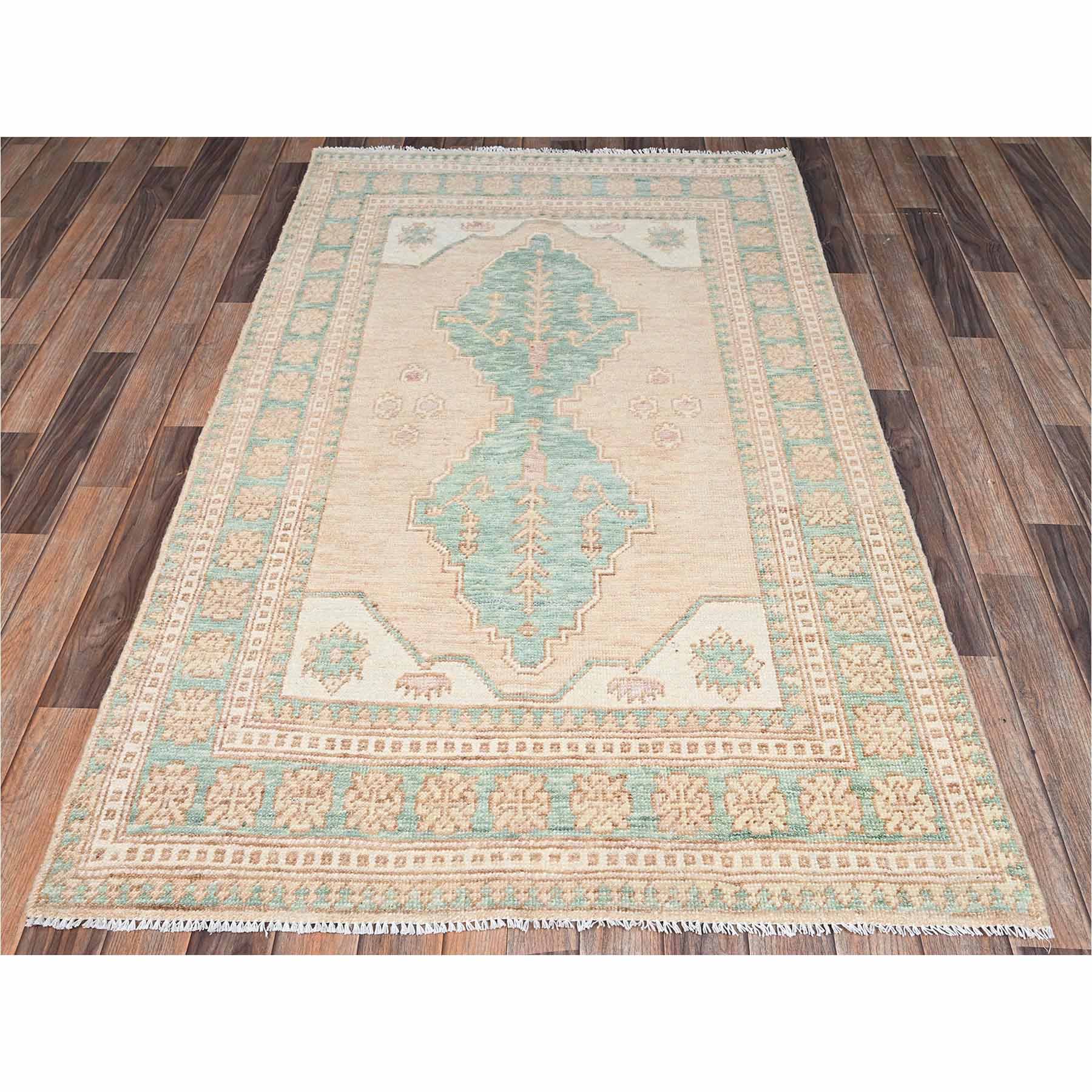 Oushak-And-Peshawar-Hand-Knotted-Rug-13940