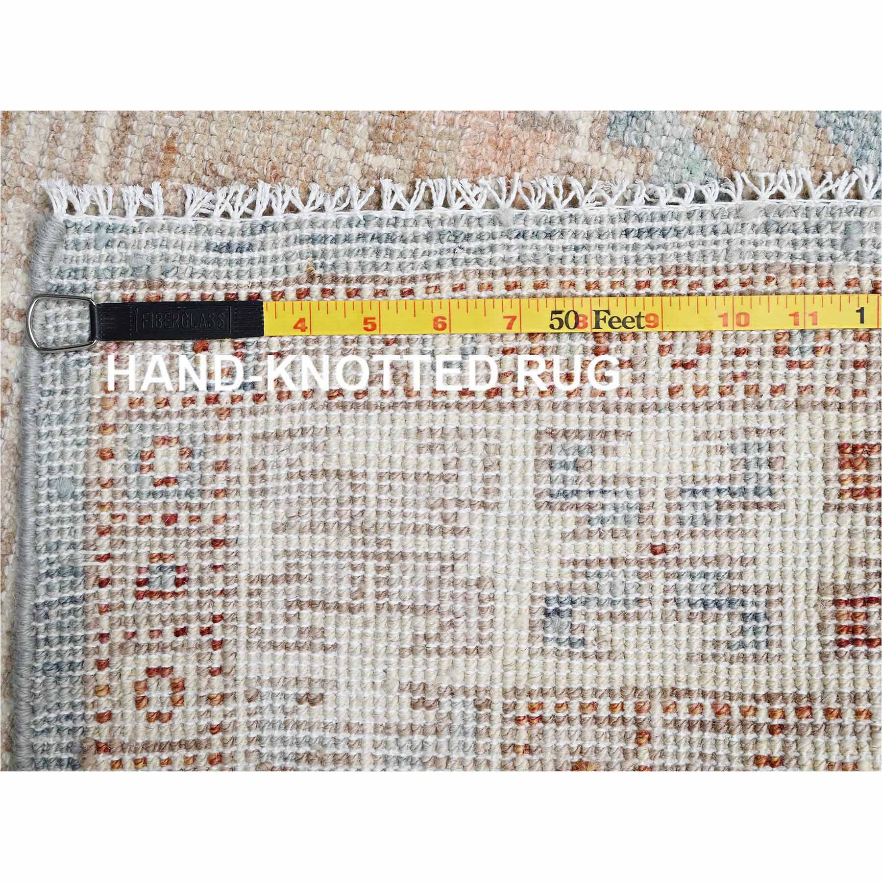 Oushak-And-Peshawar-Hand-Knotted-Rug-13945