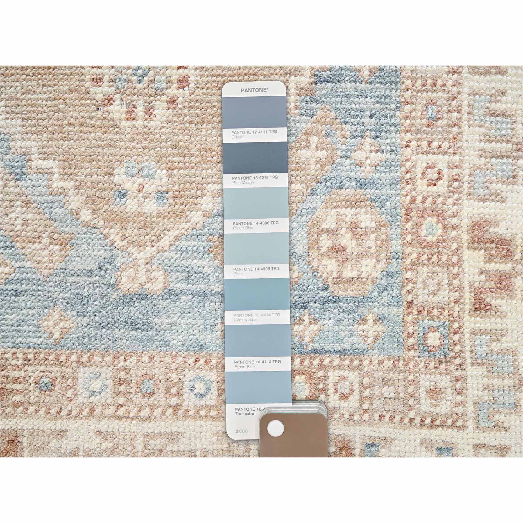 Oushak-And-Peshawar-Hand-Knotted-Rug-13950