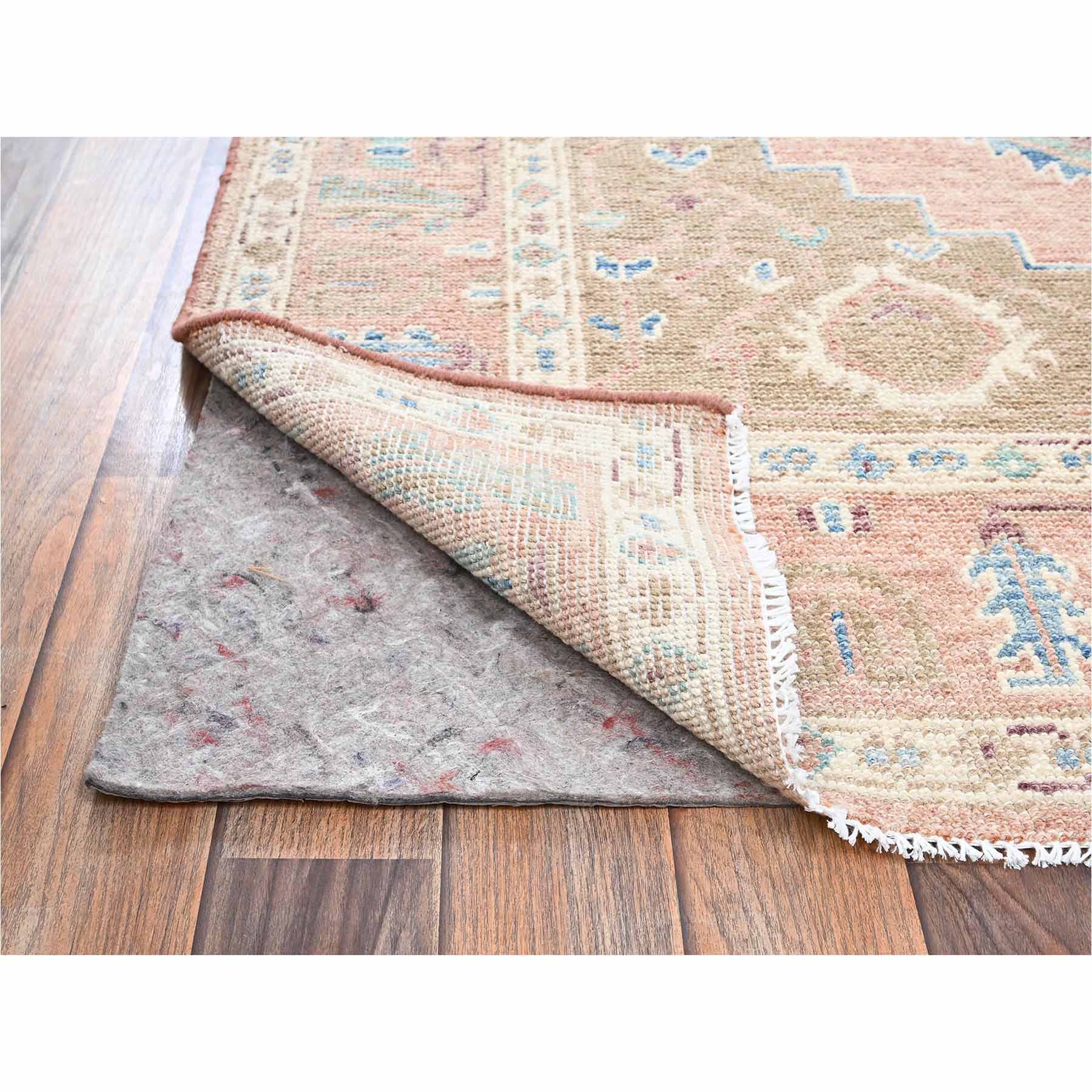 Oushak-And-Peshawar-Hand-Knotted-Rug-13965
