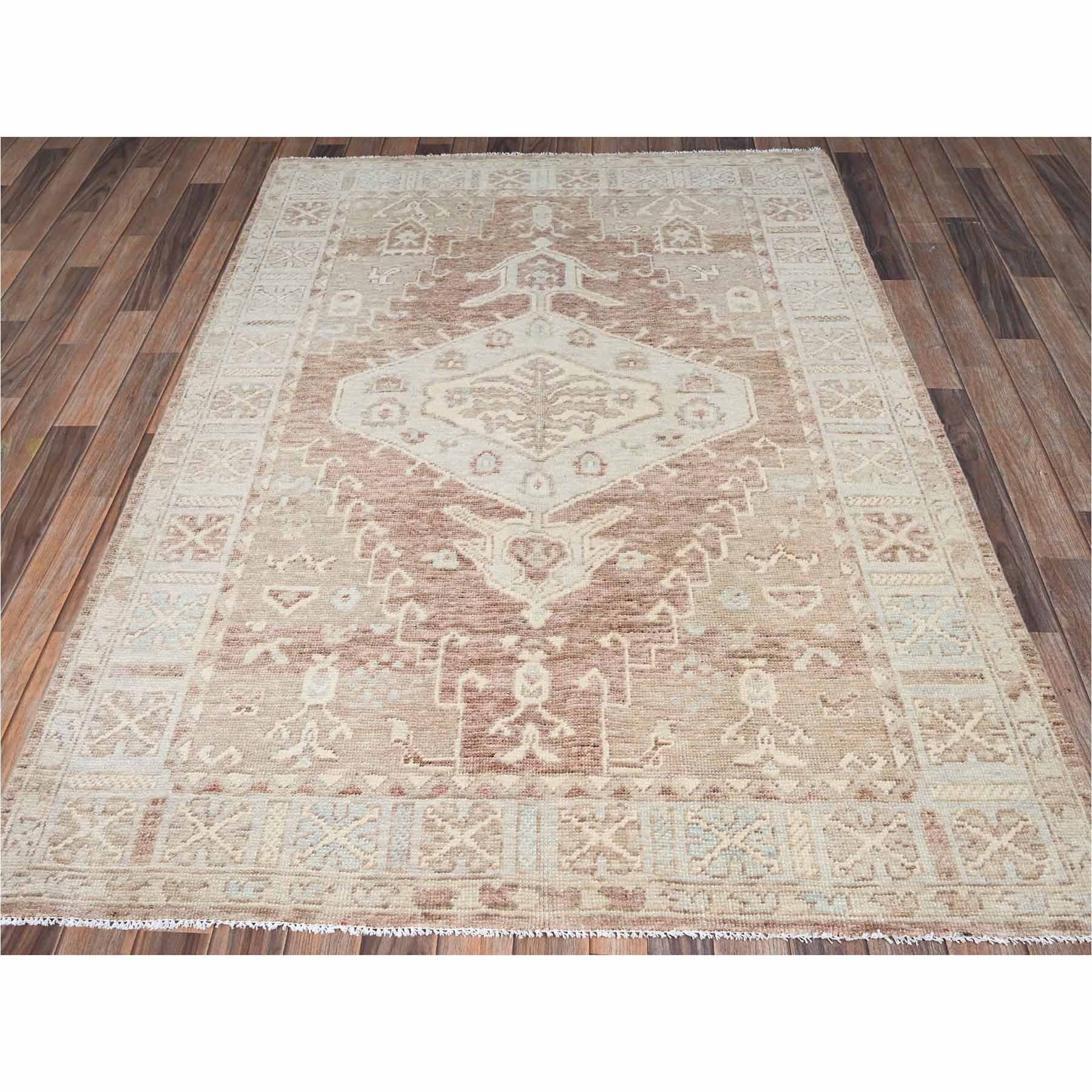Oushak-And-Peshawar-Hand-Knotted-Rug-13975