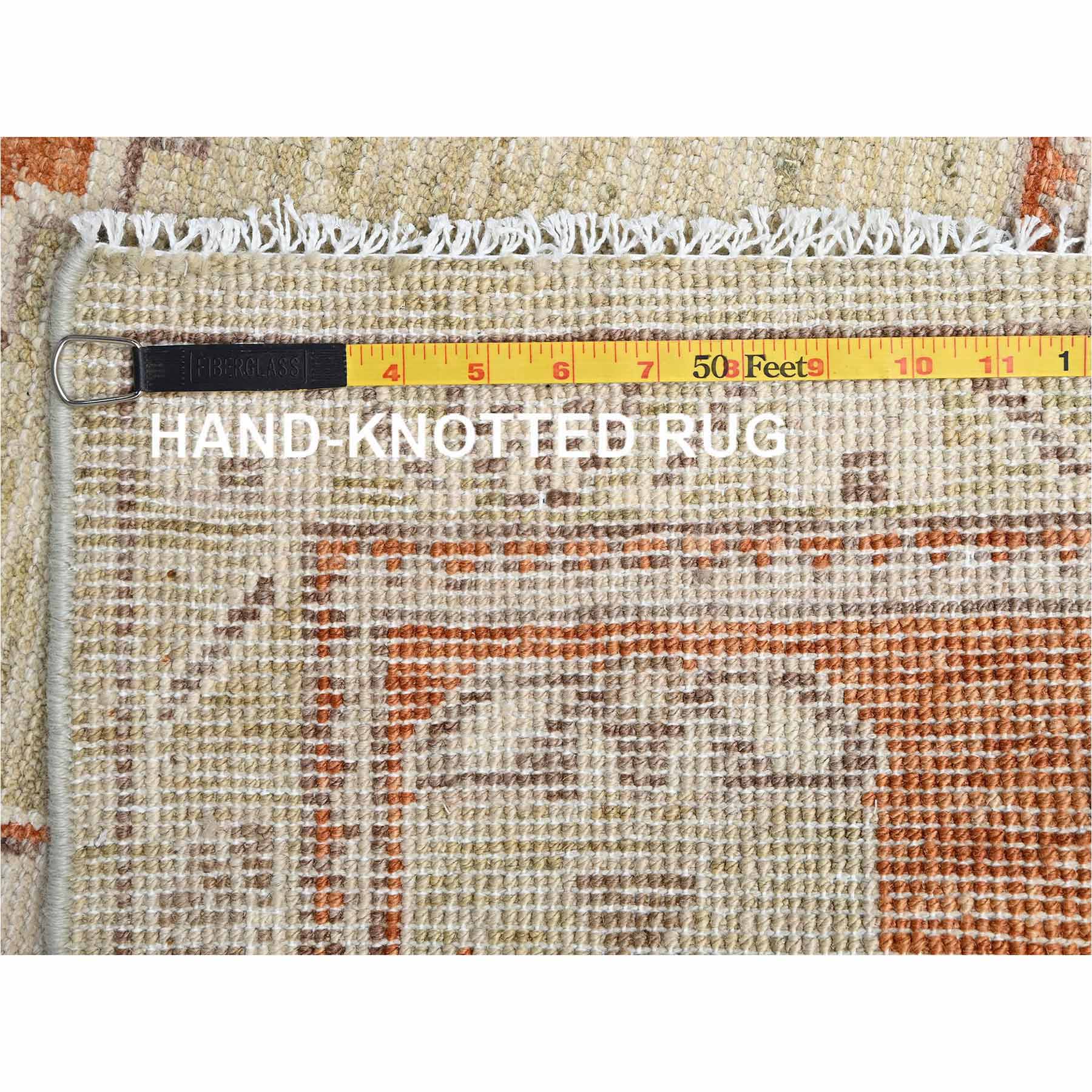 Oushak-And-Peshawar-Hand-Knotted-Rug-13980
