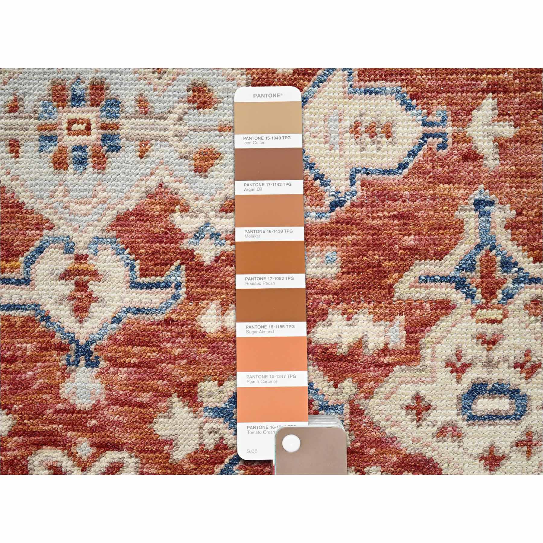 Oushak-And-Peshawar-Hand-Knotted-Rug-13985