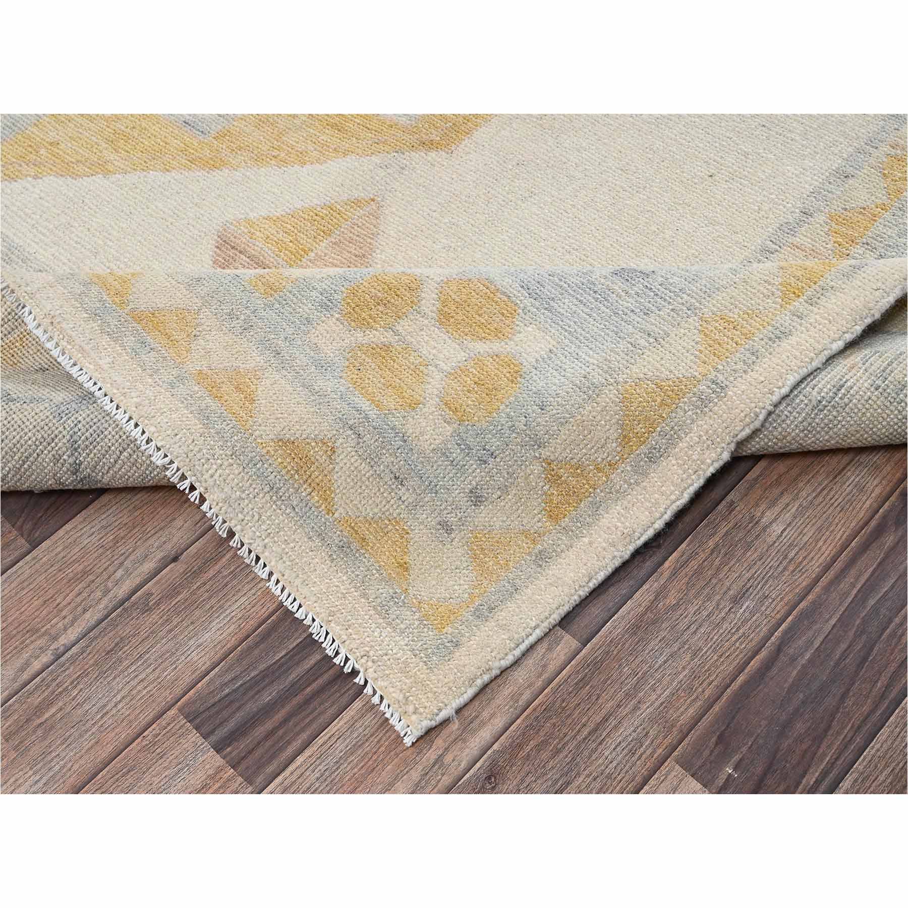 Oushak-And-Peshawar-Hand-Knotted-Rug-14030