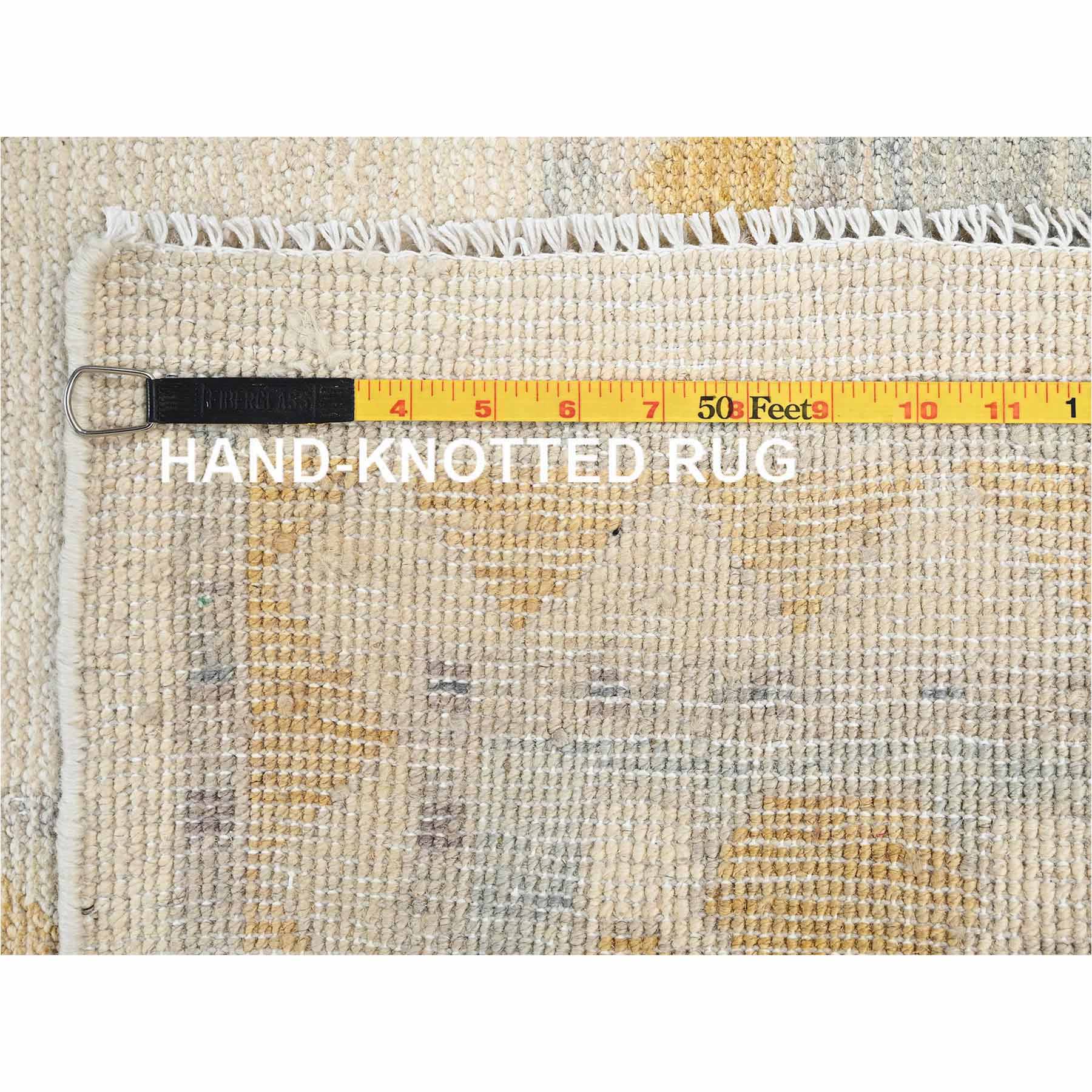 Oushak-And-Peshawar-Hand-Knotted-Rug-14030