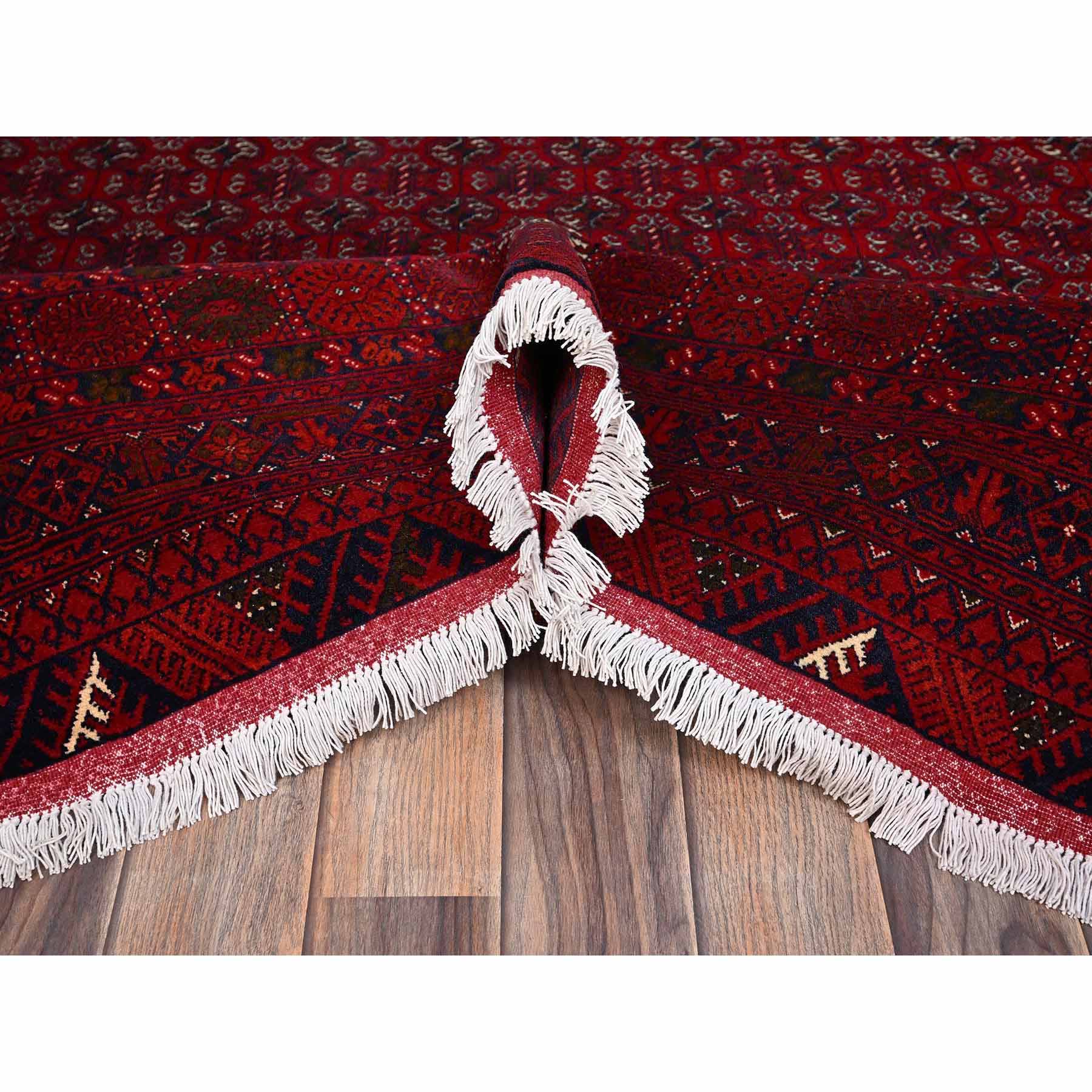 Tribal-Geometric-Hand-Knotted-Rug-12505