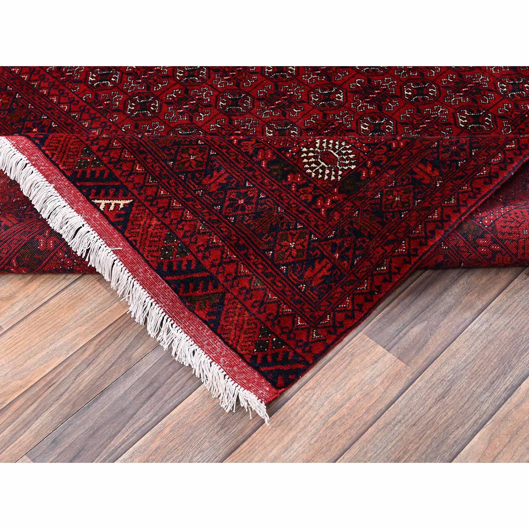 Tribal-Geometric-Hand-Knotted-Rug-12505