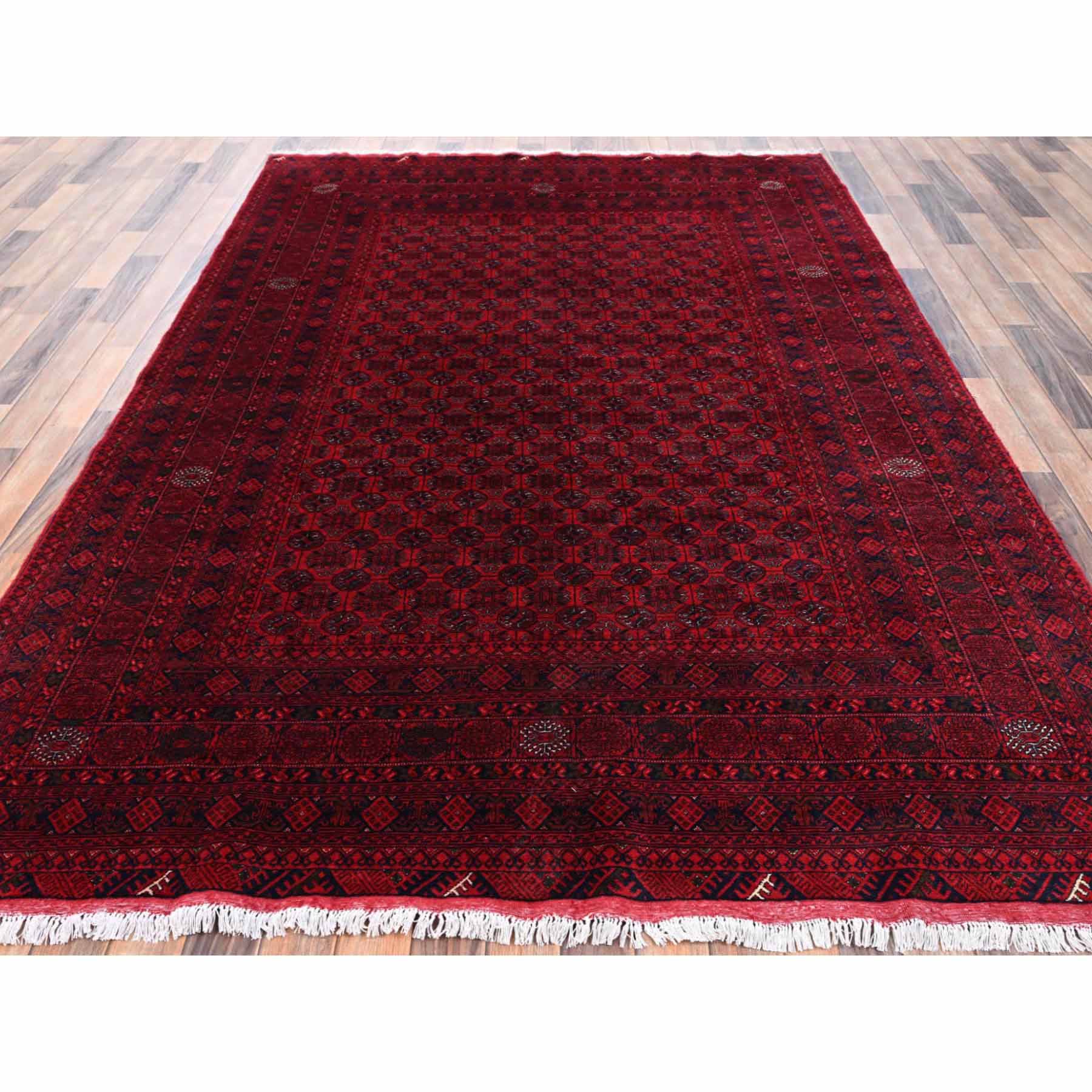 Tribal-Geometric-Hand-Knotted-Rug-12510