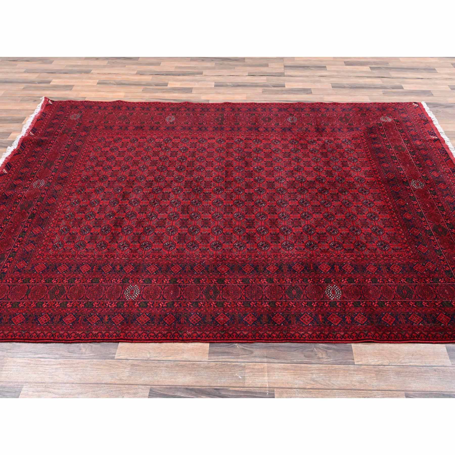 Tribal-Geometric-Hand-Knotted-Rug-12510