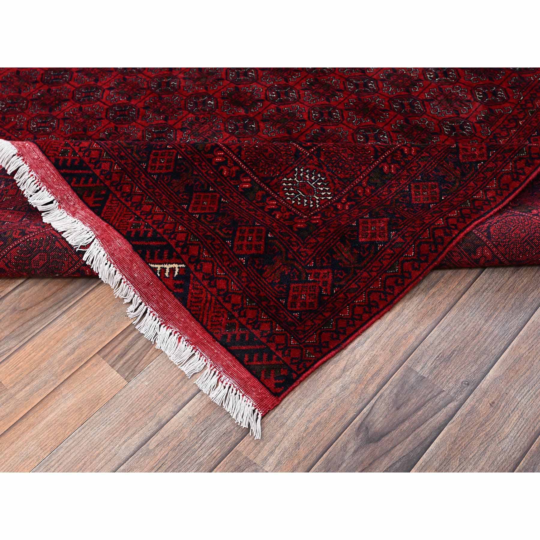 Tribal-Geometric-Hand-Knotted-Rug-12510