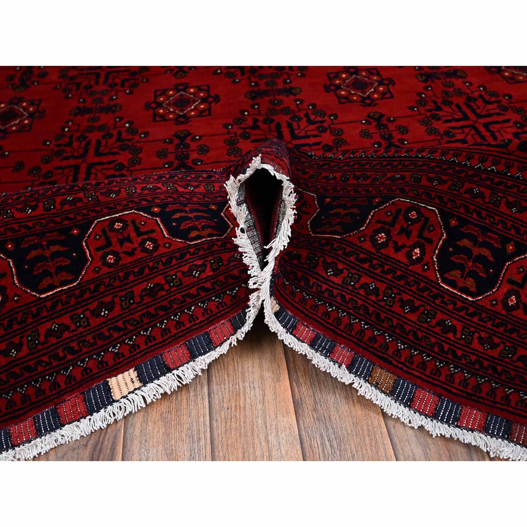 Tribal-Geometric-Hand-Knotted-Rug-12520