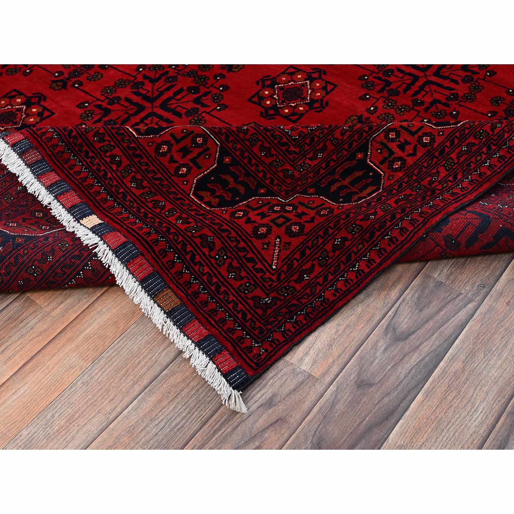 Tribal-Geometric-Hand-Knotted-Rug-12520
