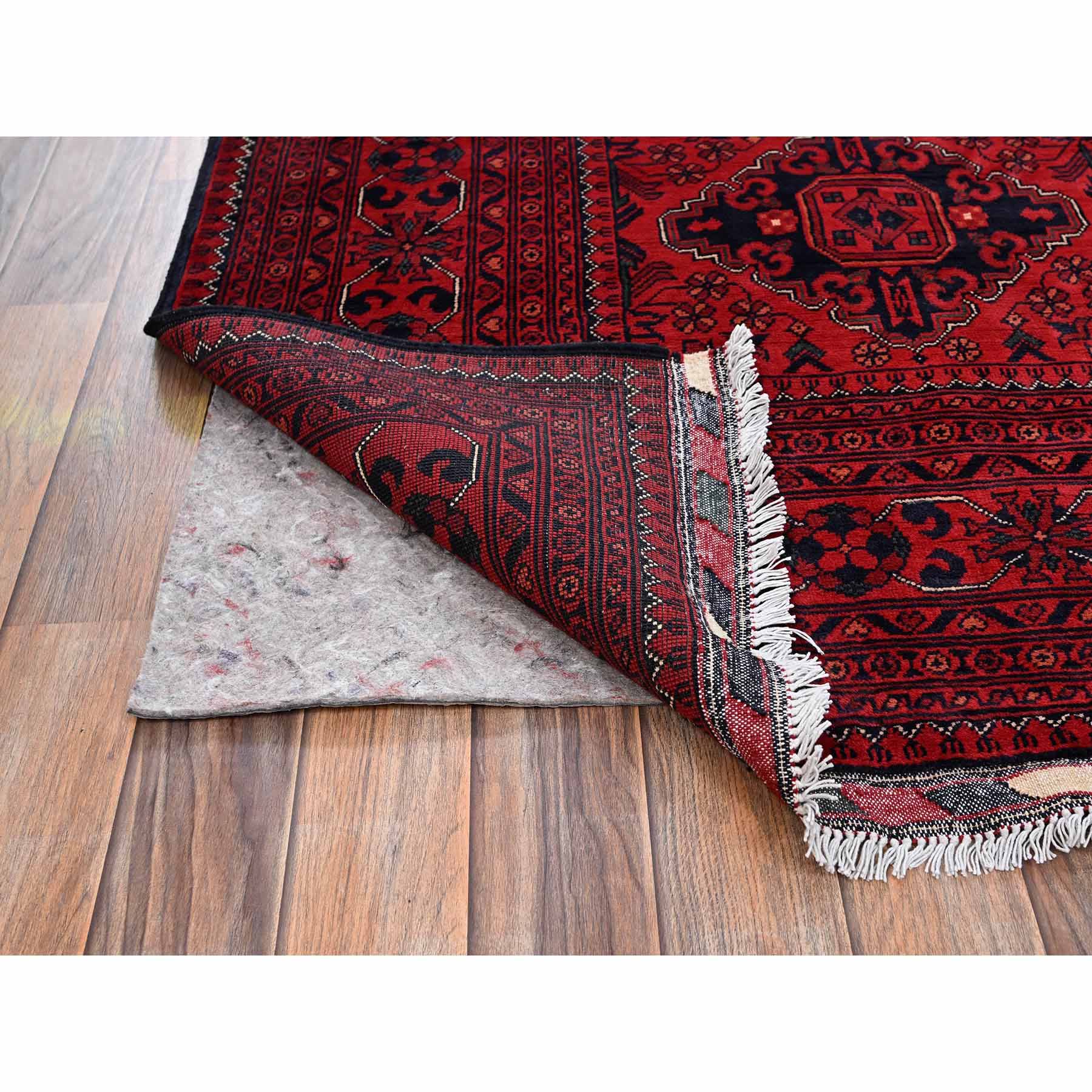 Tribal-Geometric-Hand-Knotted-Rug-12525