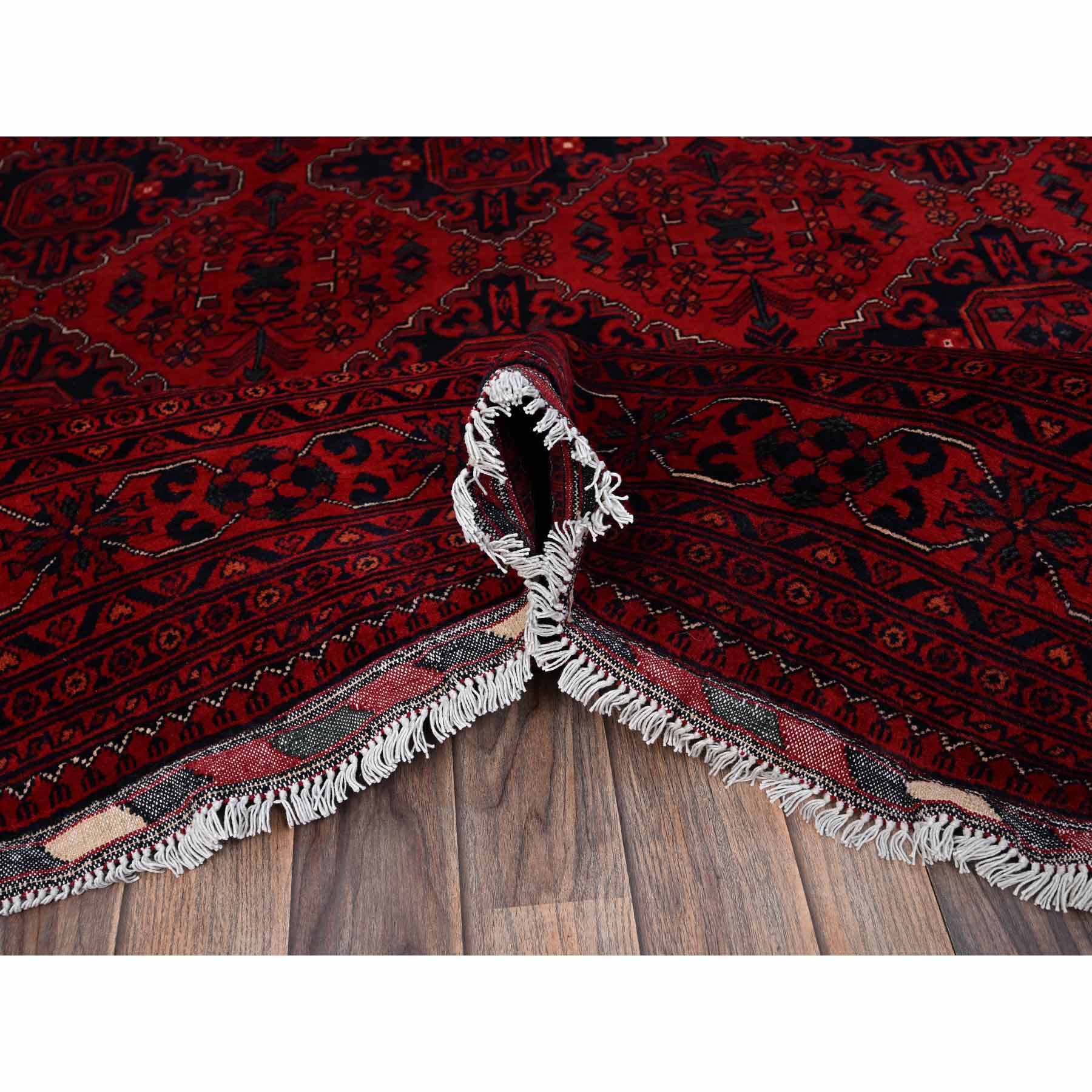 Tribal-Geometric-Hand-Knotted-Rug-12525