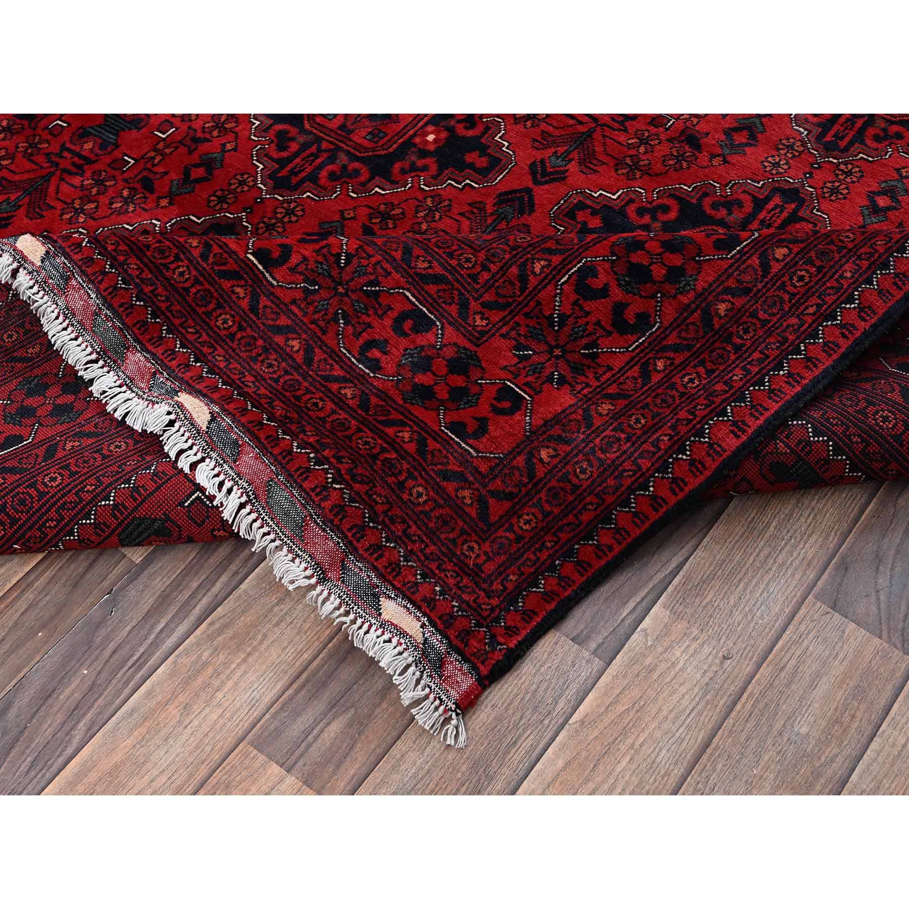 Tribal-Geometric-Hand-Knotted-Rug-12525