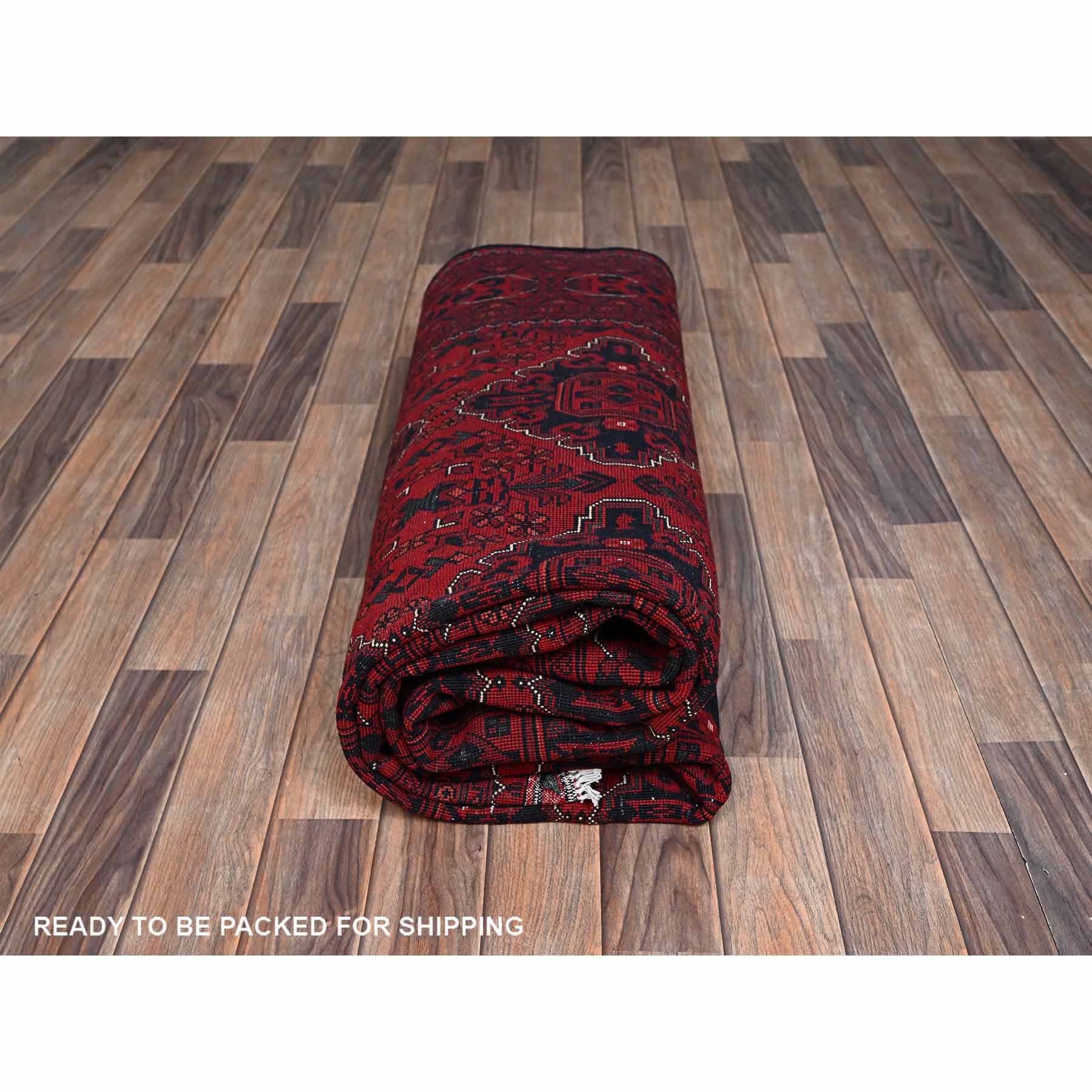 Tribal-Geometric-Hand-Knotted-Rug-12525