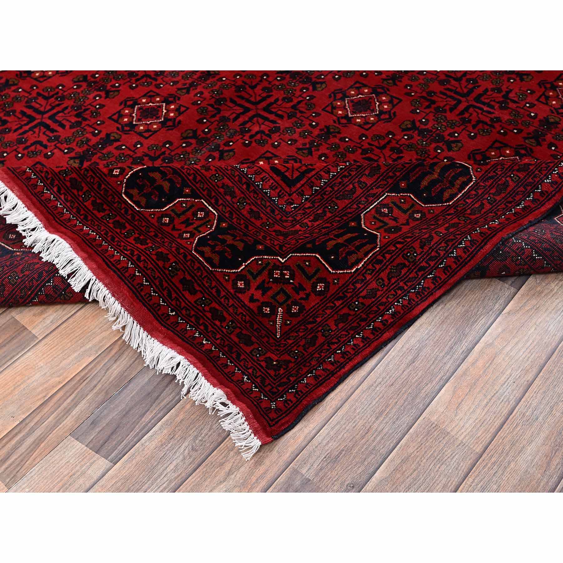 Tribal-Geometric-Hand-Knotted-Rug-12530
