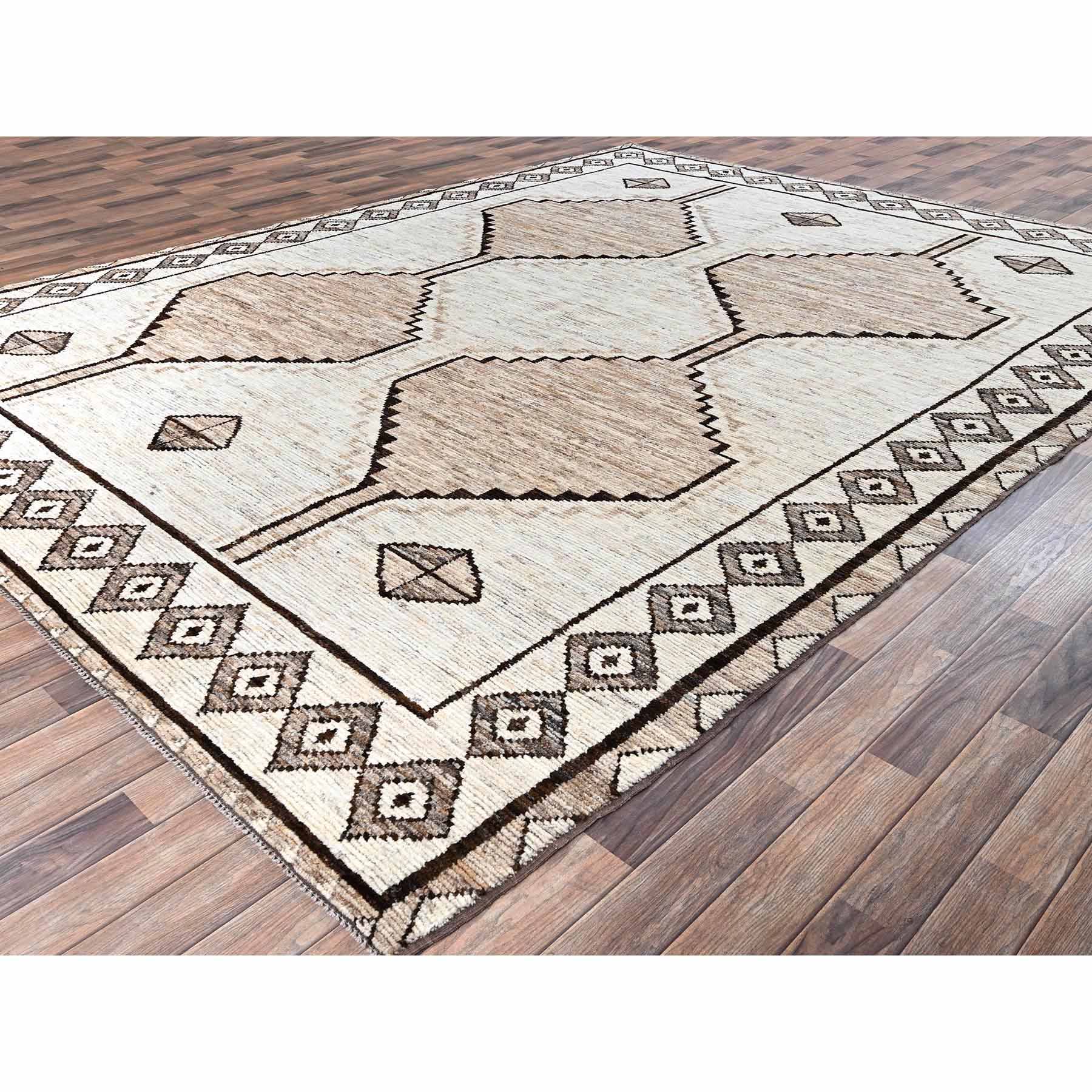 Tribal-Geometric-Hand-Knotted-Rug-12540