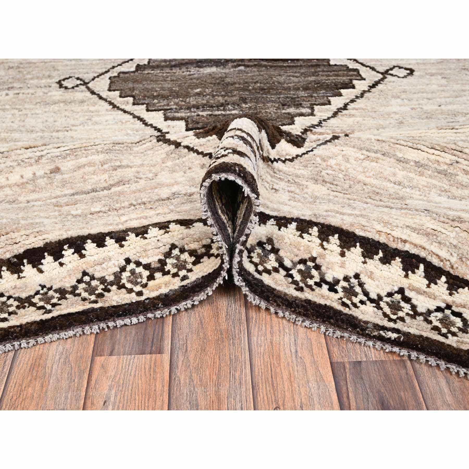 Tribal-Geometric-Hand-Knotted-Rug-12575