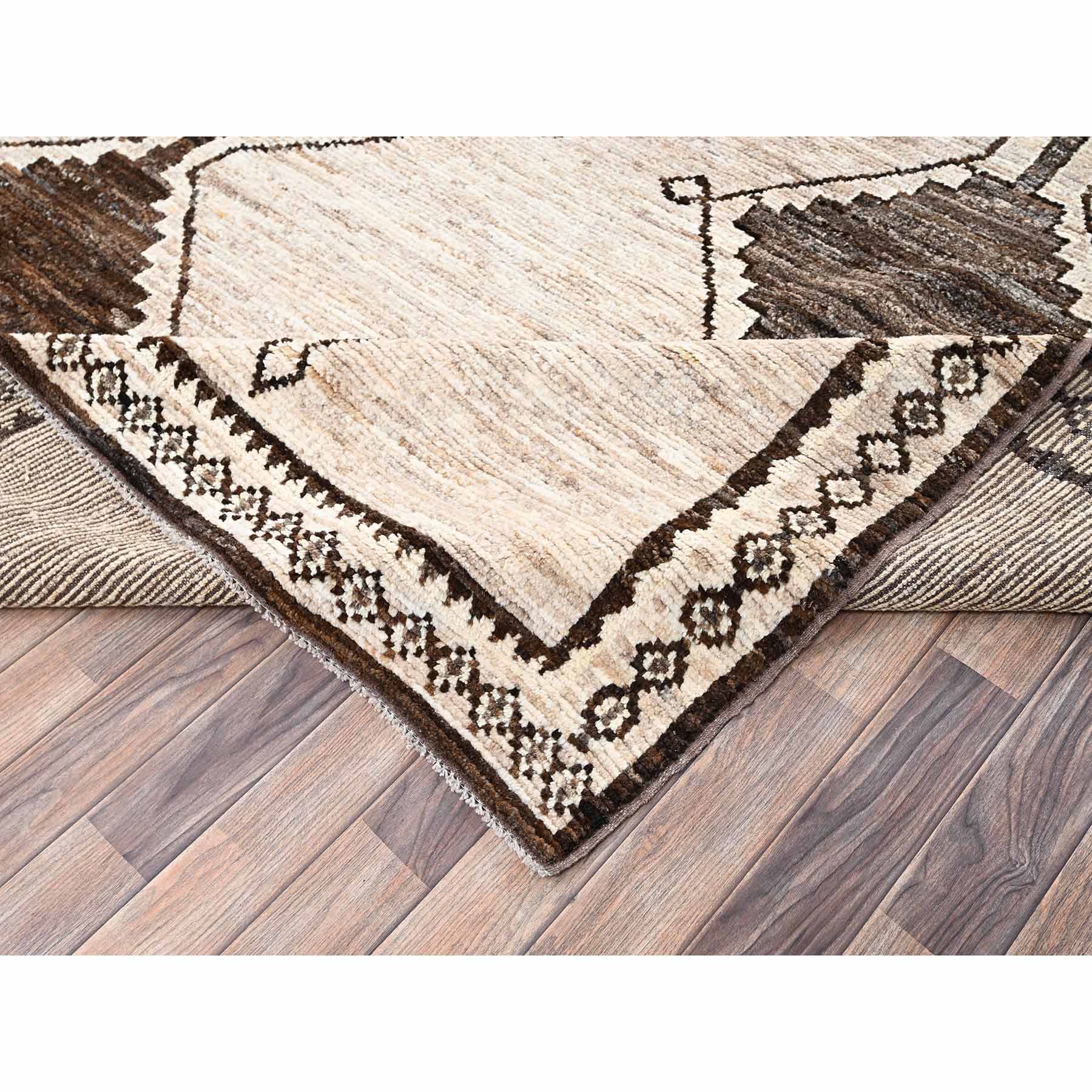 Tribal-Geometric-Hand-Knotted-Rug-12575