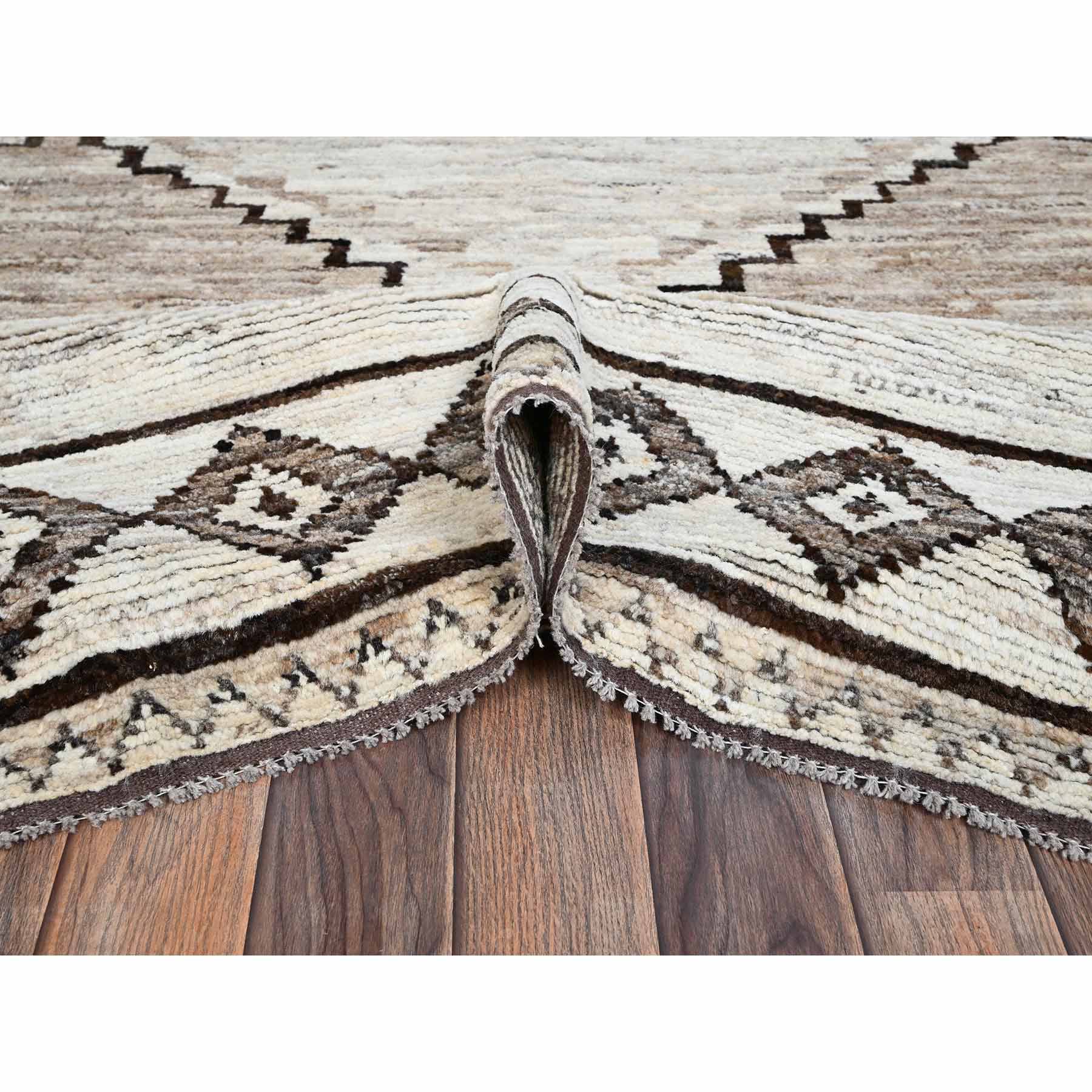 Tribal-Geometric-Hand-Knotted-Rug-12580