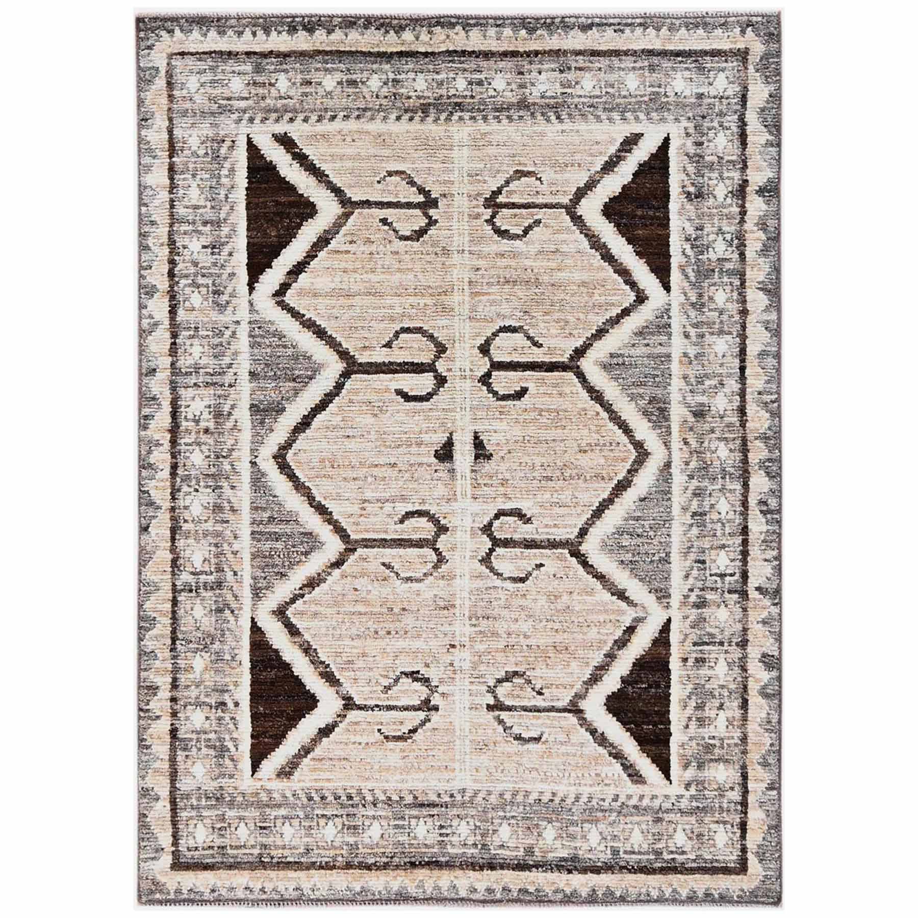 Tribal-Geometric-Hand-Knotted-Rug-12585