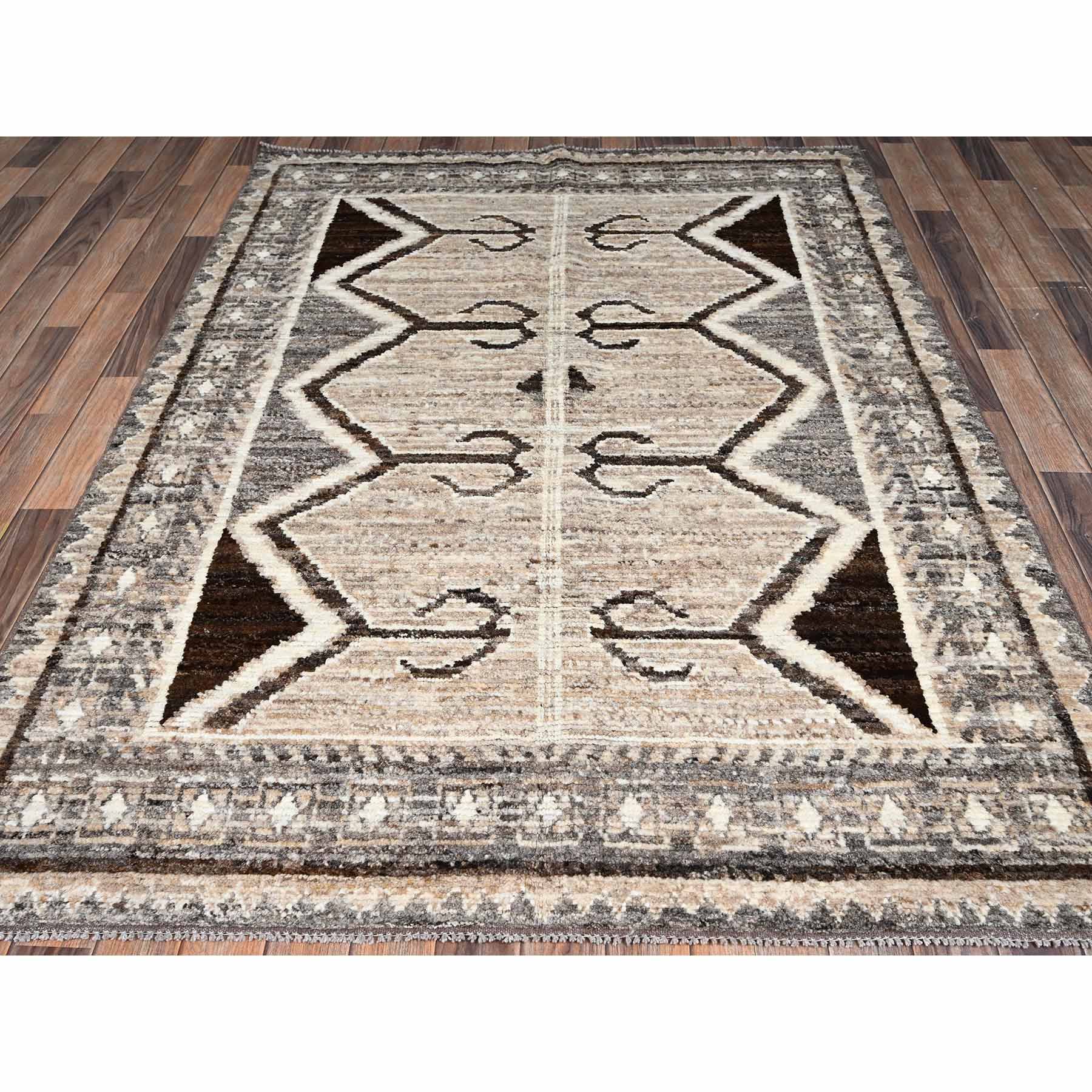 Tribal-Geometric-Hand-Knotted-Rug-12585