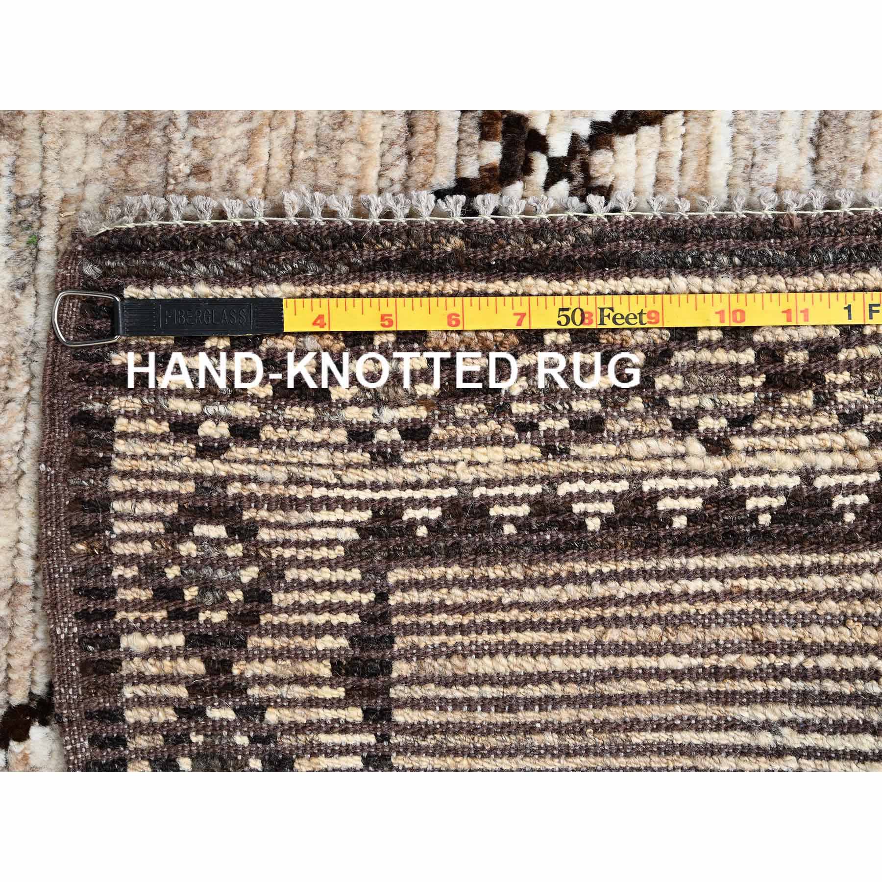 Tribal-Geometric-Hand-Knotted-Rug-12605
