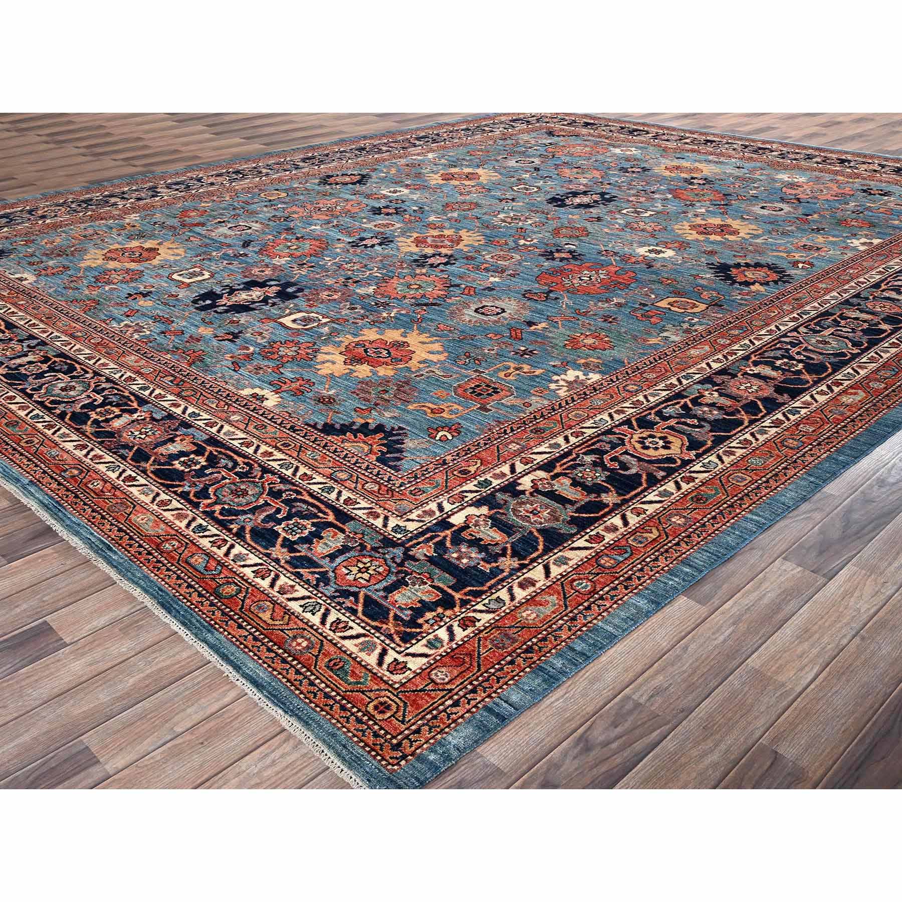 Tribal-Geometric-Hand-Knotted-Rug-12830