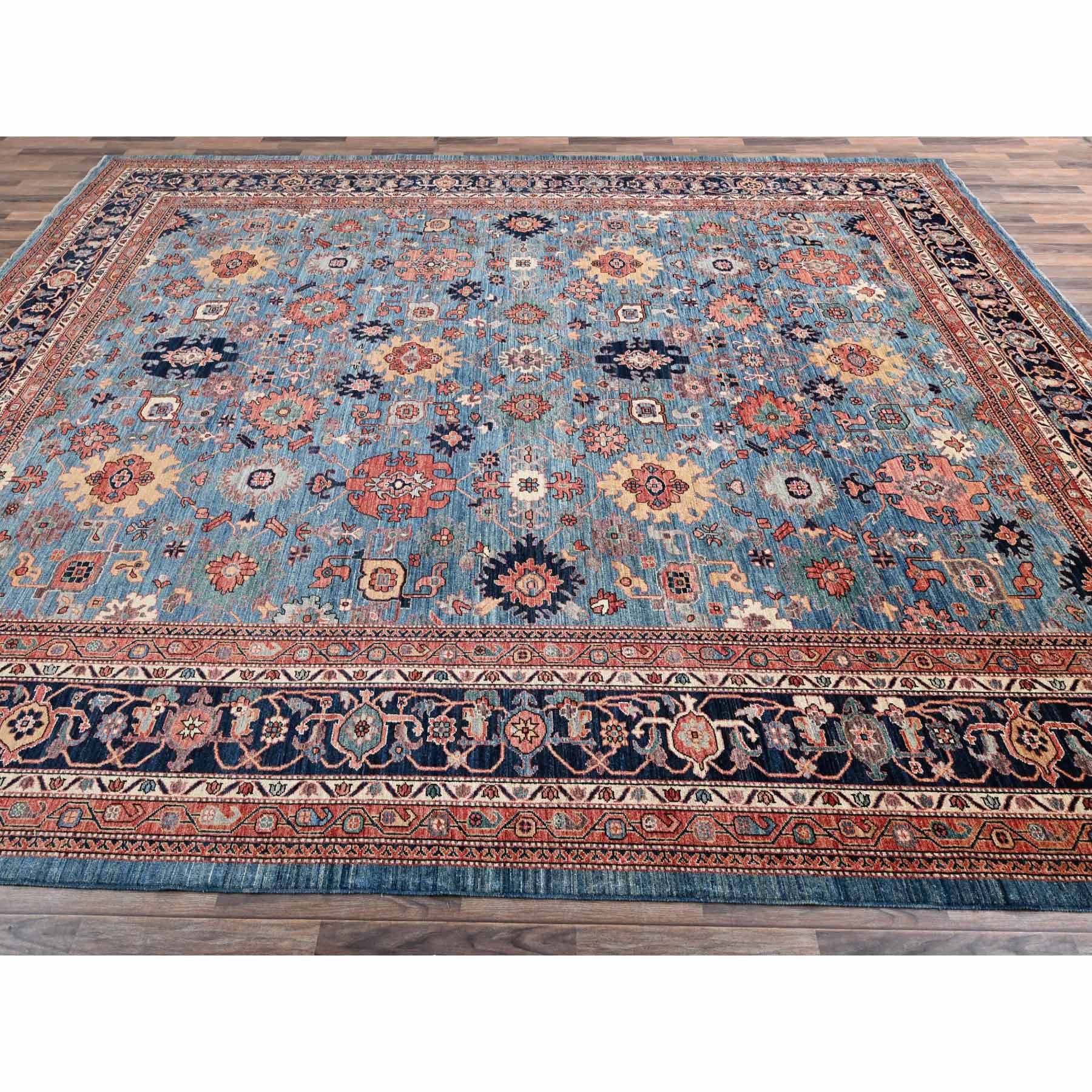 Tribal-Geometric-Hand-Knotted-Rug-12830