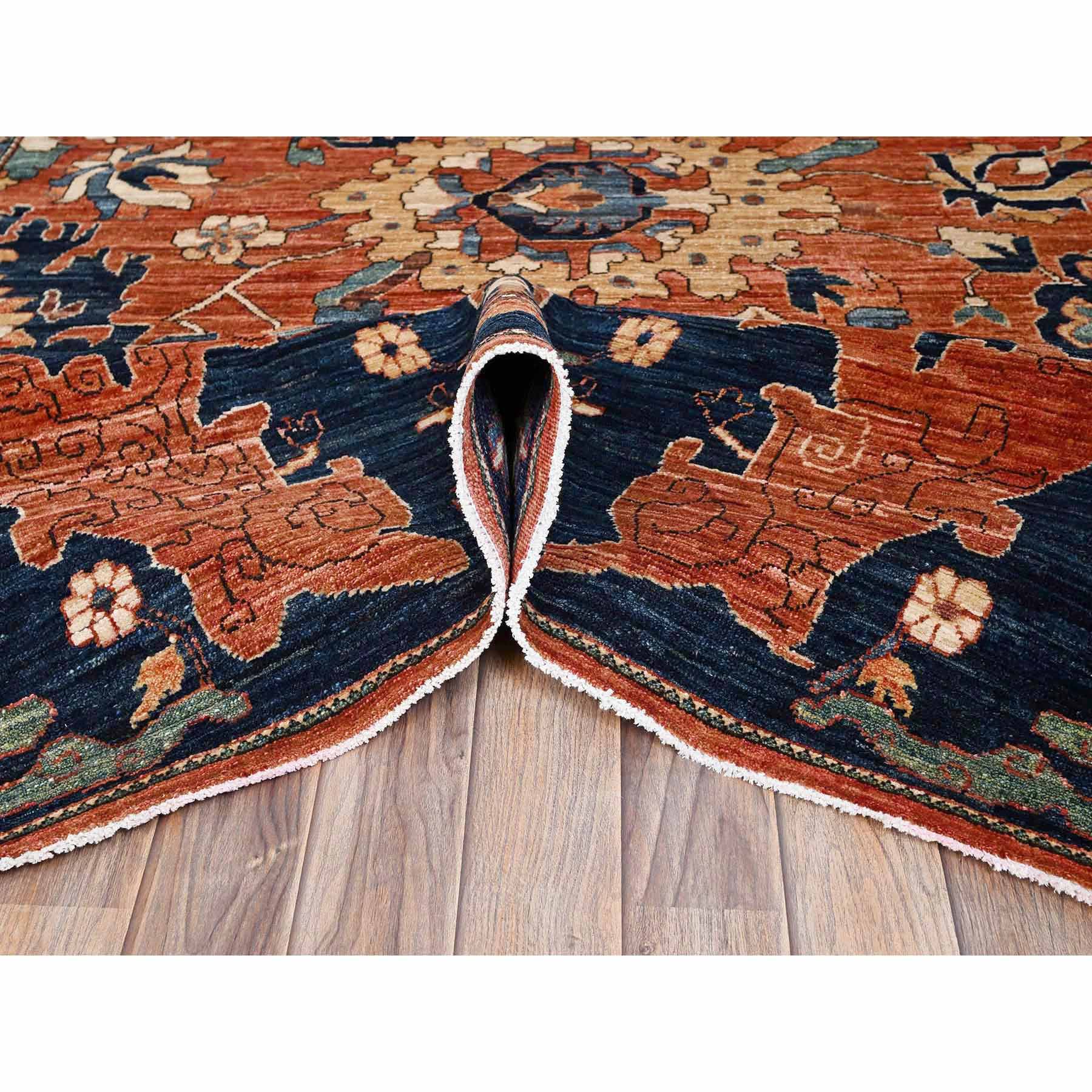 Tribal-Geometric-Hand-Knotted-Rug-12835