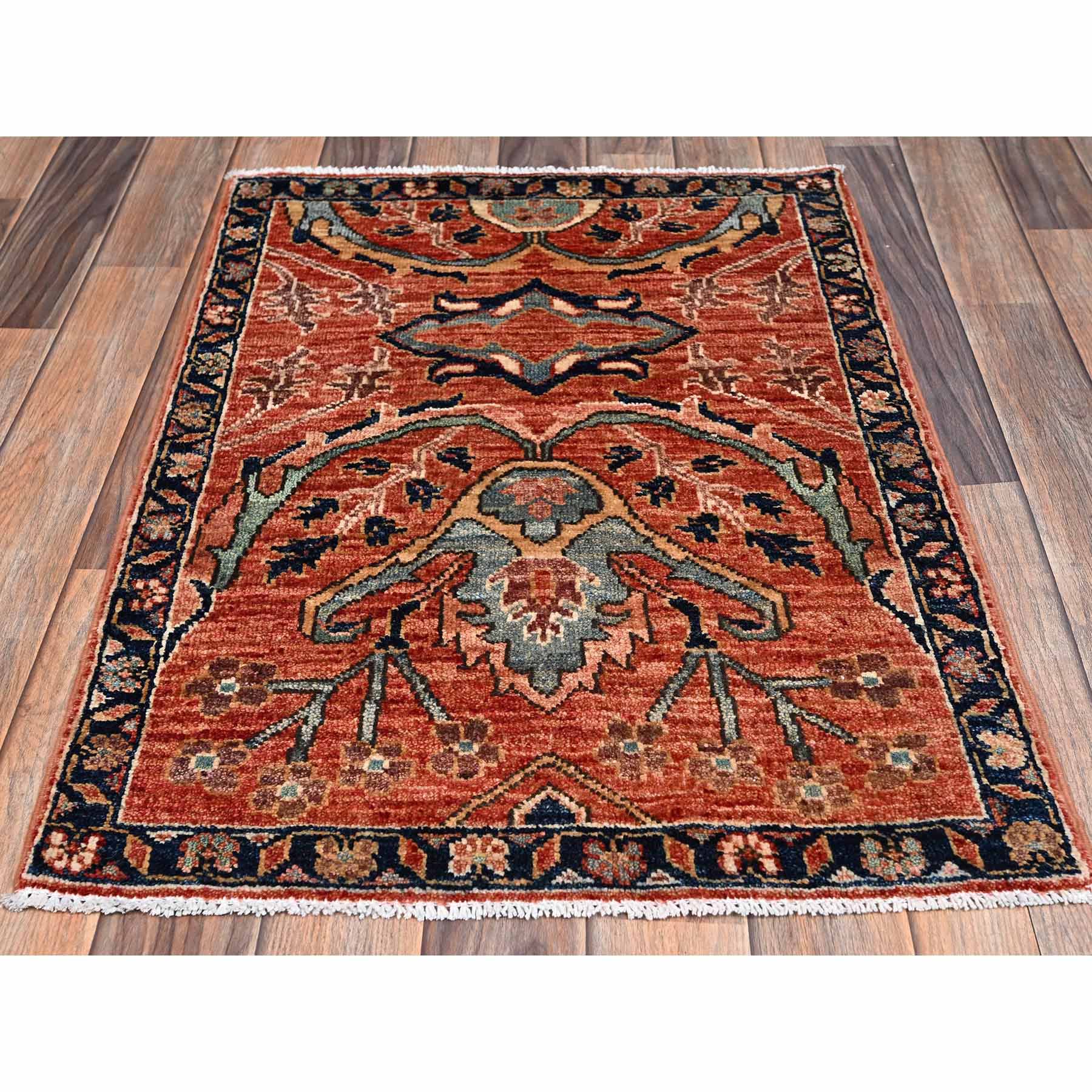 Tribal-Geometric-Hand-Knotted-Rug-12850