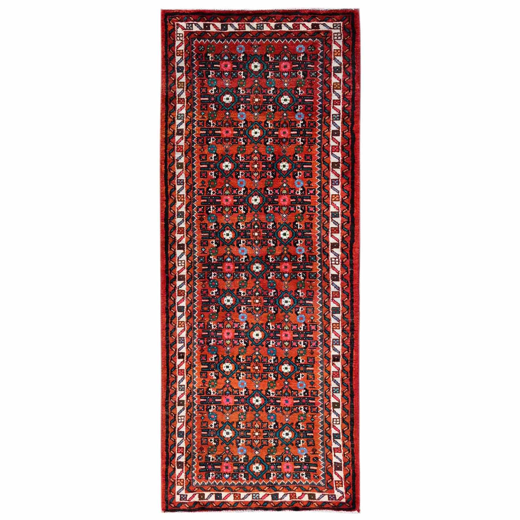 Tribal-Geometric-Hand-Knotted-Rug-12930
