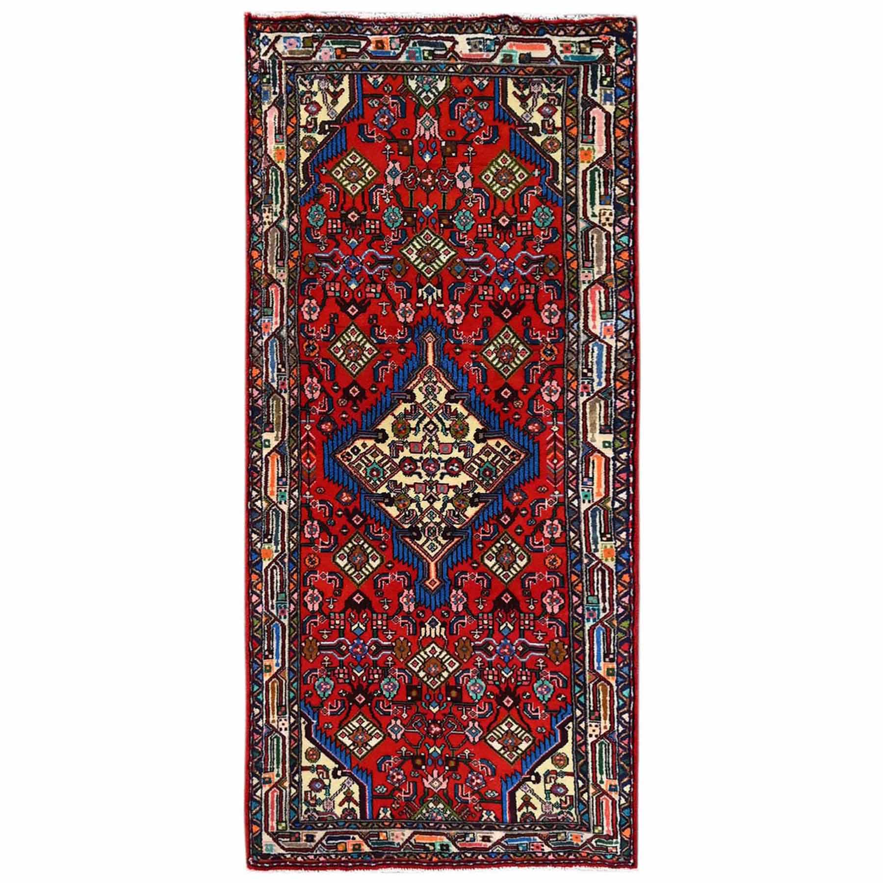 Tribal-Geometric-Hand-Knotted-Rug-12935