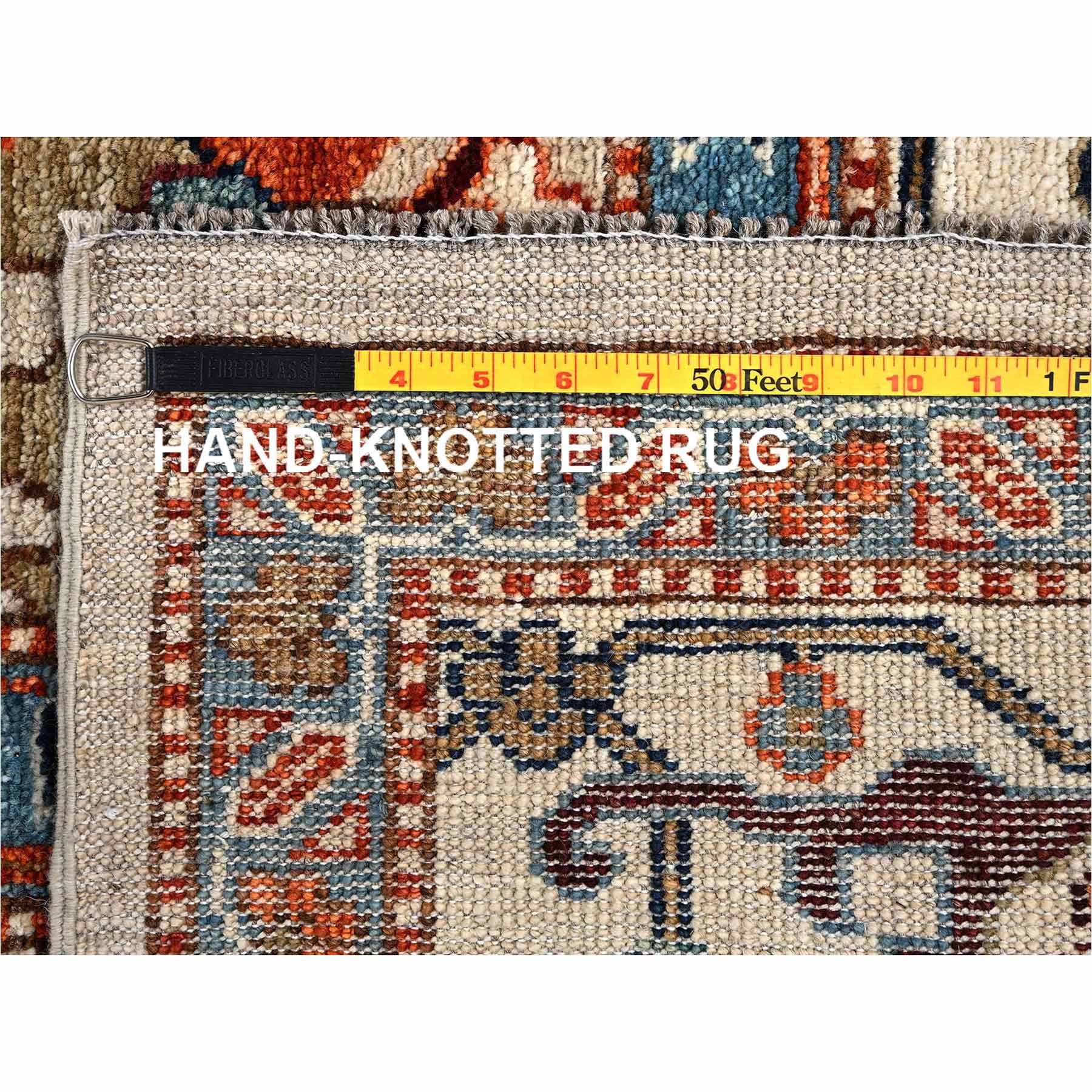 Tribal-Geometric-Hand-Knotted-Rug-13220