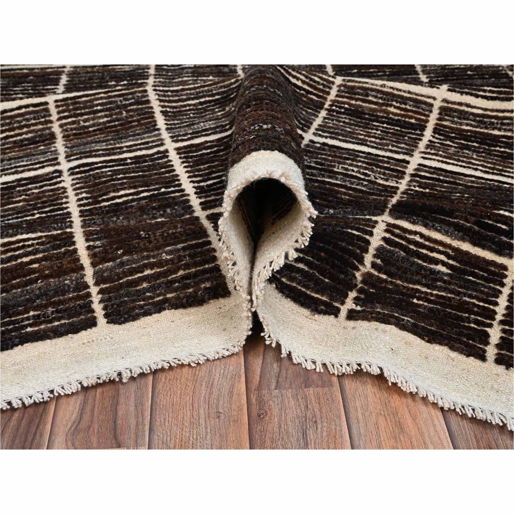 Tribal-Geometric-Hand-Knotted-Rug-13495