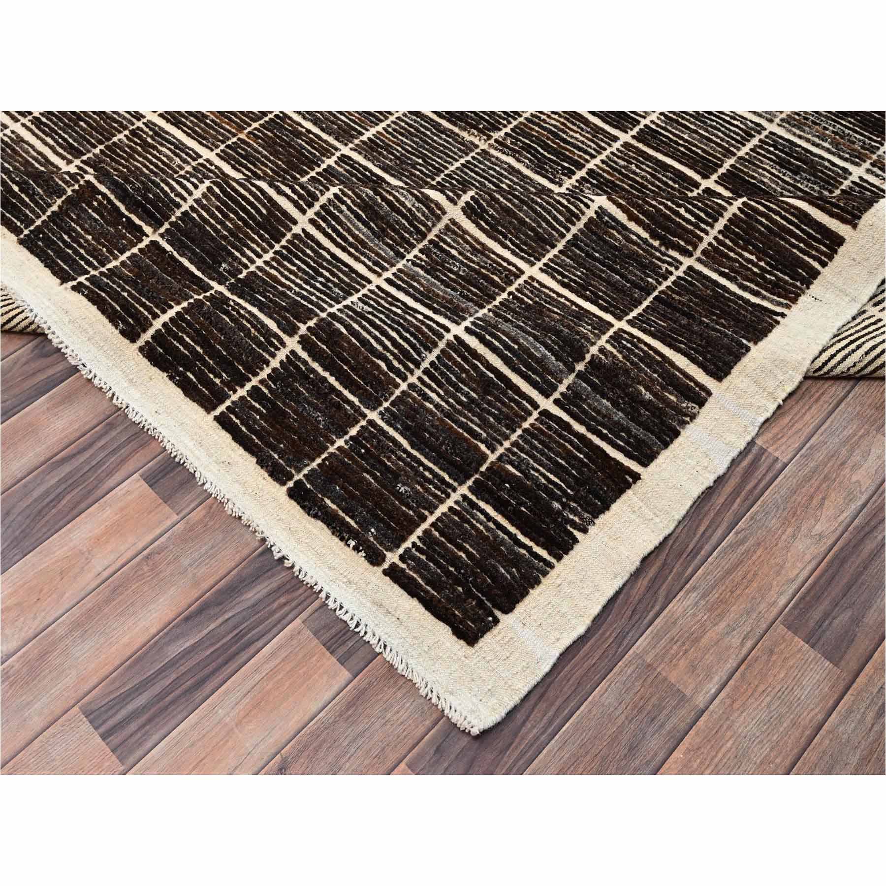 Tribal-Geometric-Hand-Knotted-Rug-13495