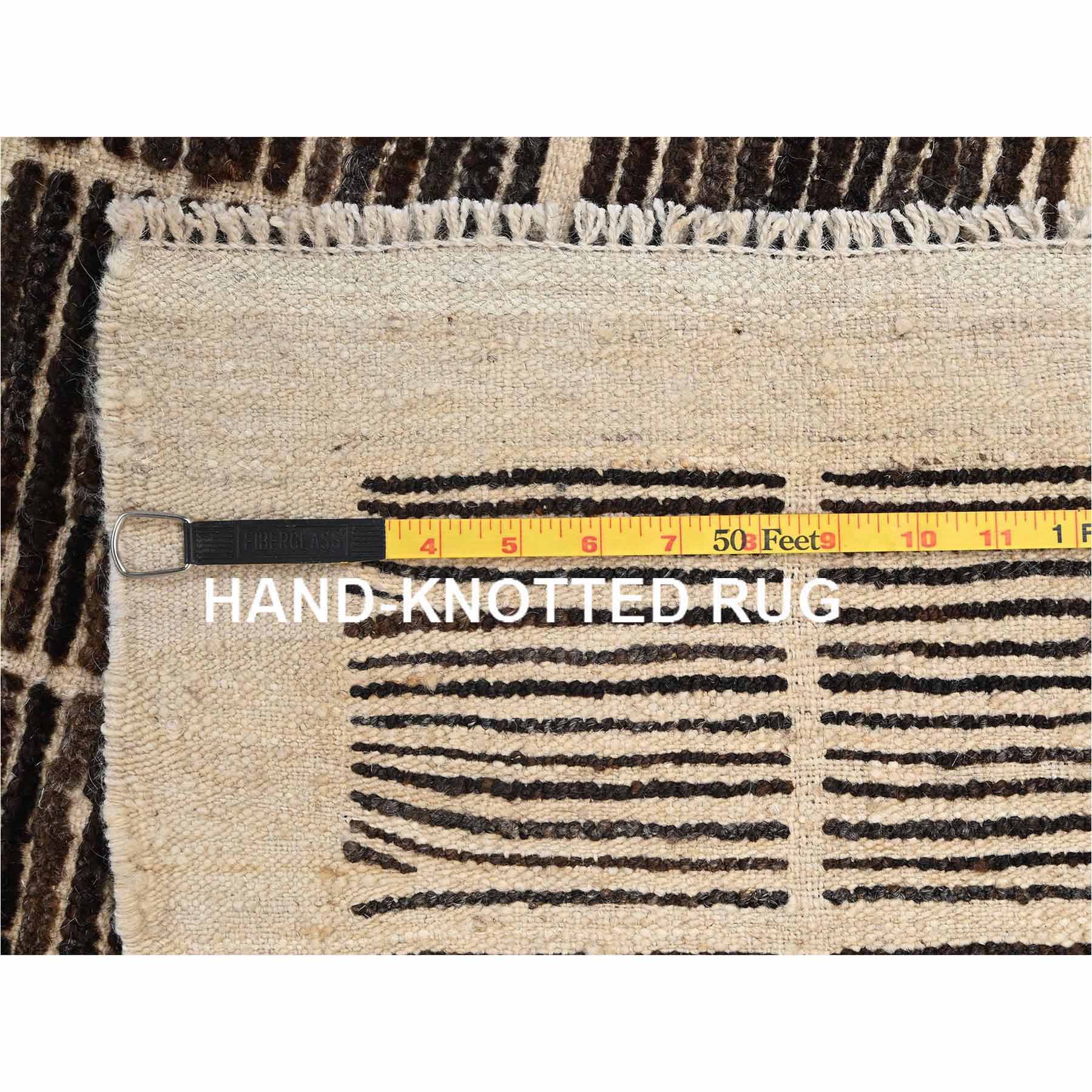 Tribal-Geometric-Hand-Knotted-Rug-13495