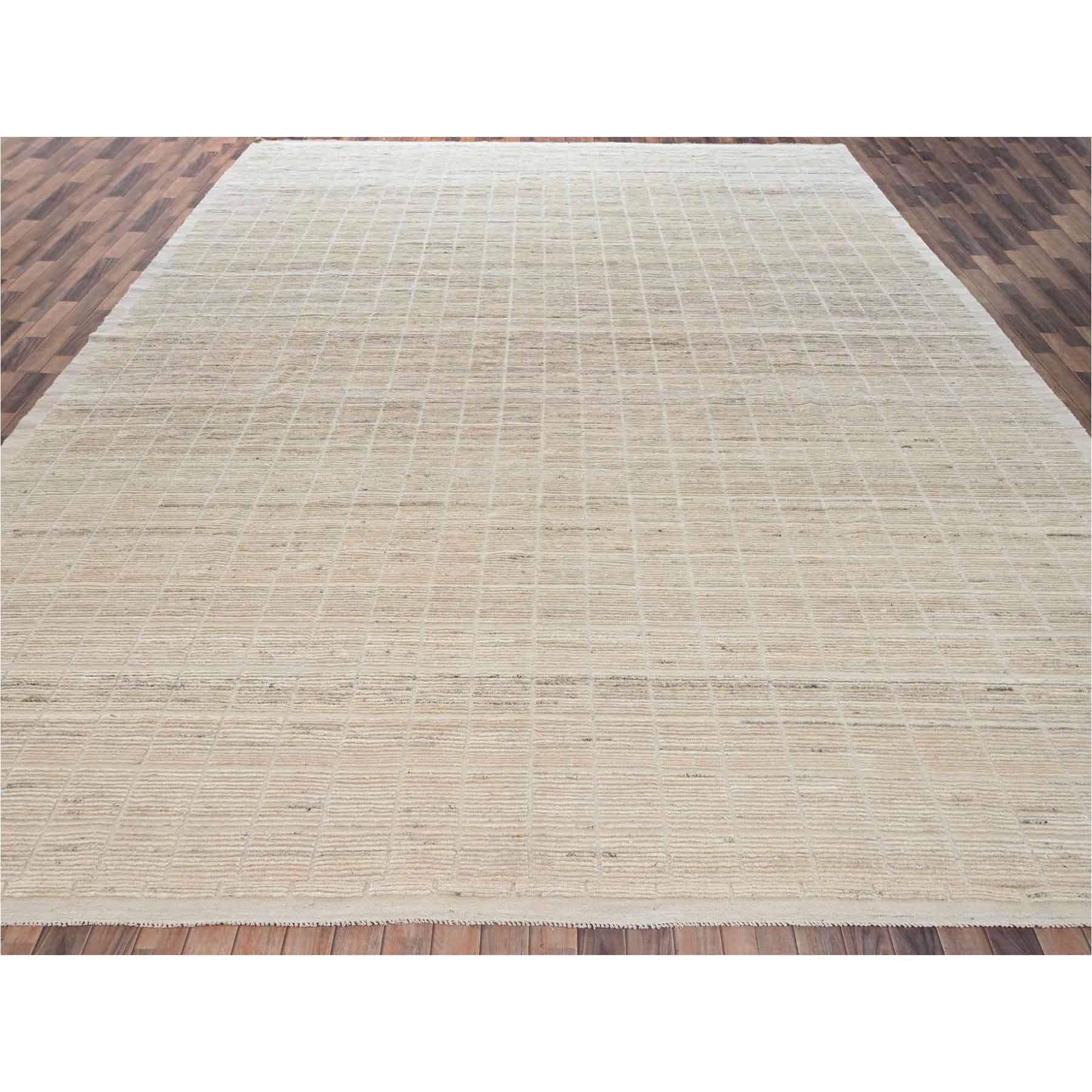 Tribal-Geometric-Hand-Knotted-Rug-13500