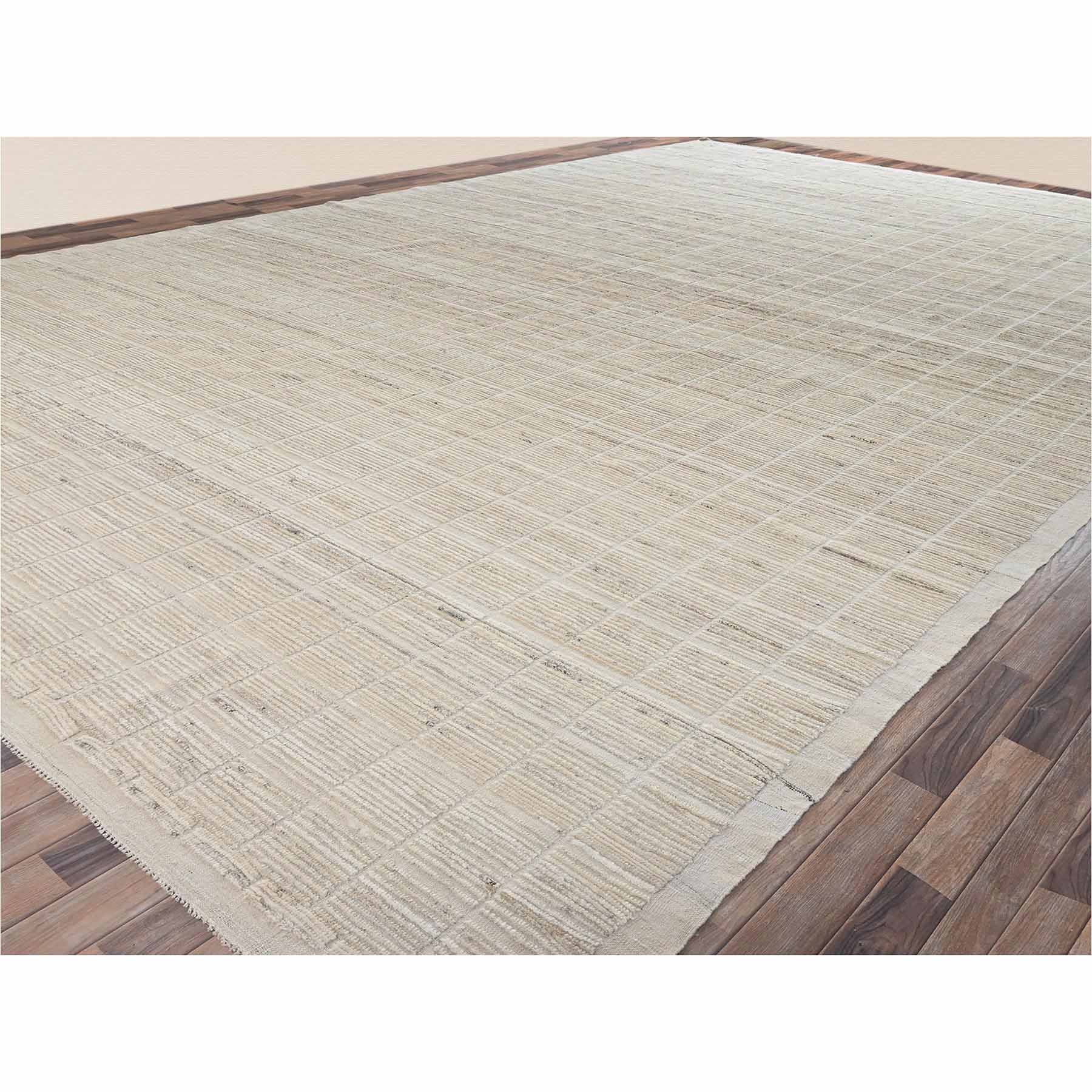 Tribal-Geometric-Hand-Knotted-Rug-13500