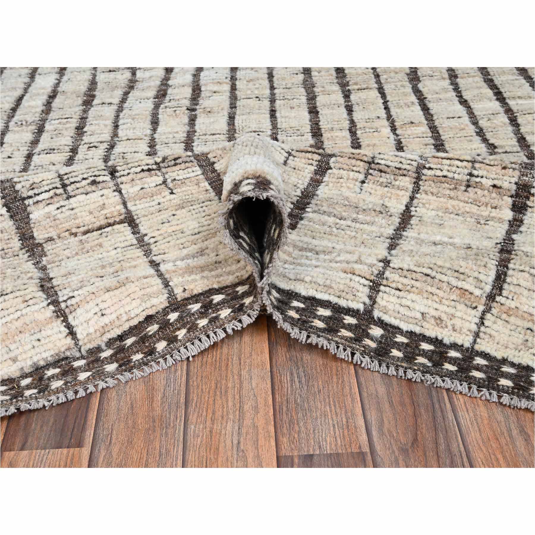 Tribal-Geometric-Hand-Knotted-Rug-13505