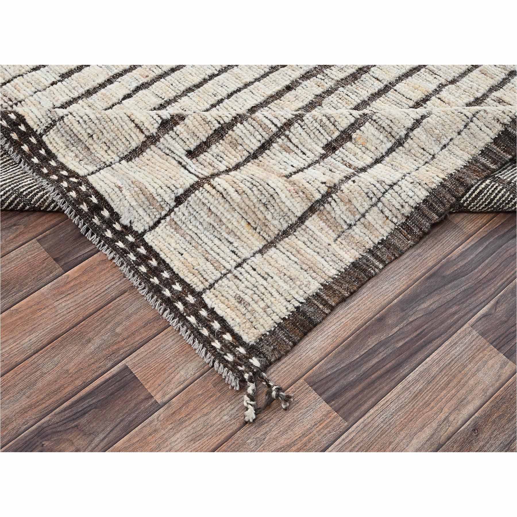 Tribal-Geometric-Hand-Knotted-Rug-13505