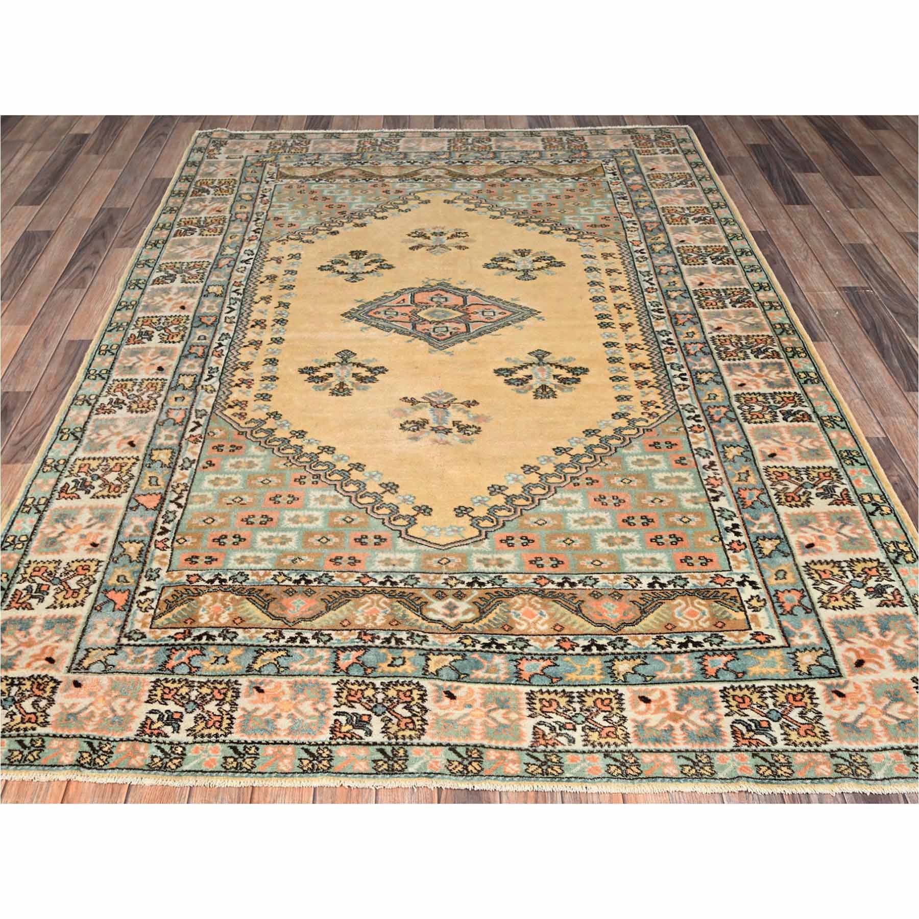Tribal-Geometric-Hand-Knotted-Rug-13785