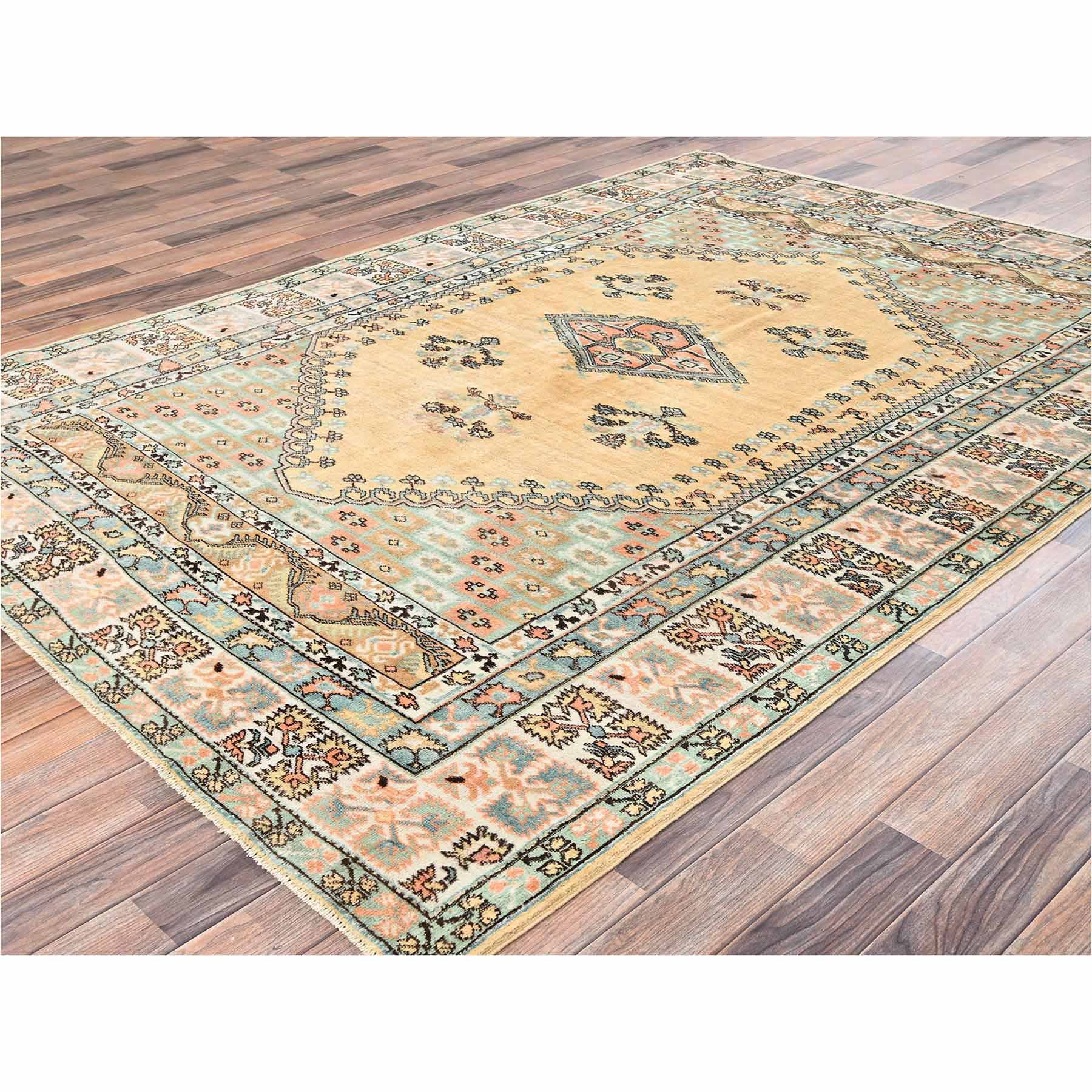 Tribal-Geometric-Hand-Knotted-Rug-13785